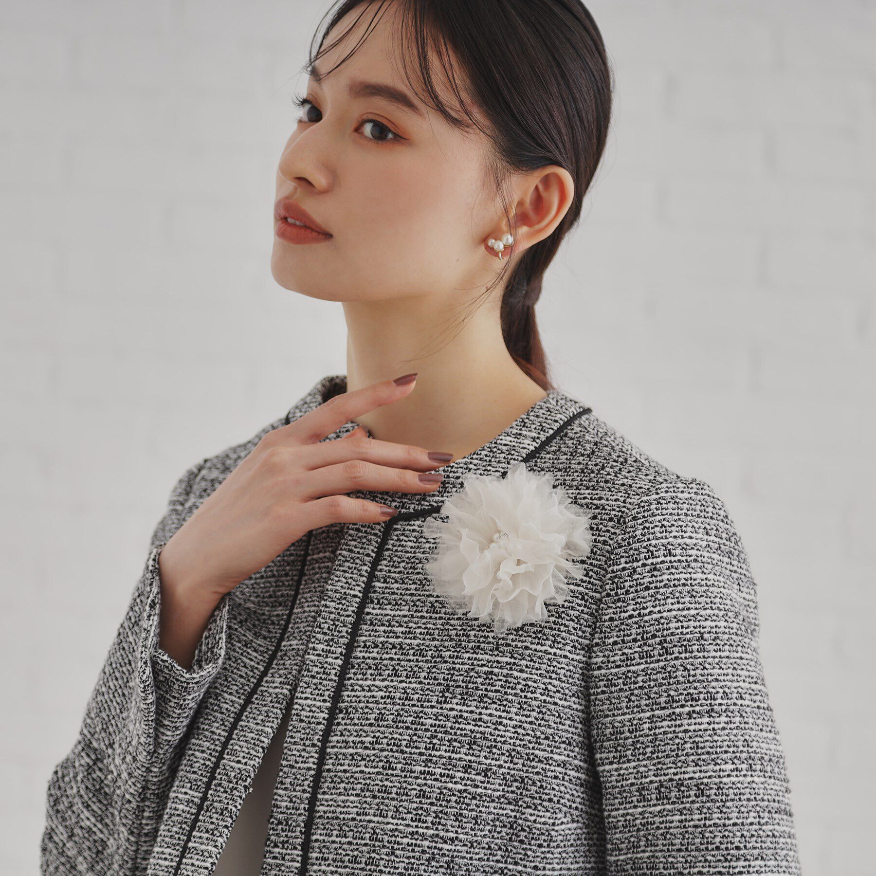 OPAQUE.CLIP「フラワーコサージュ」|ブローチ・コサージュ|