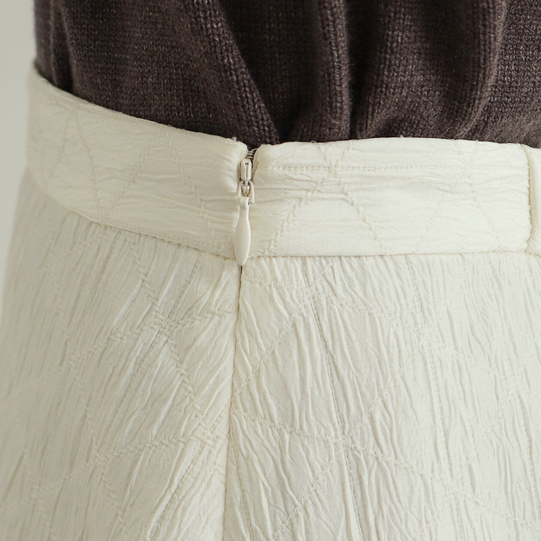 OPAQUE.CLIP「キルティングフレアスカート【洗える】」|スカート|