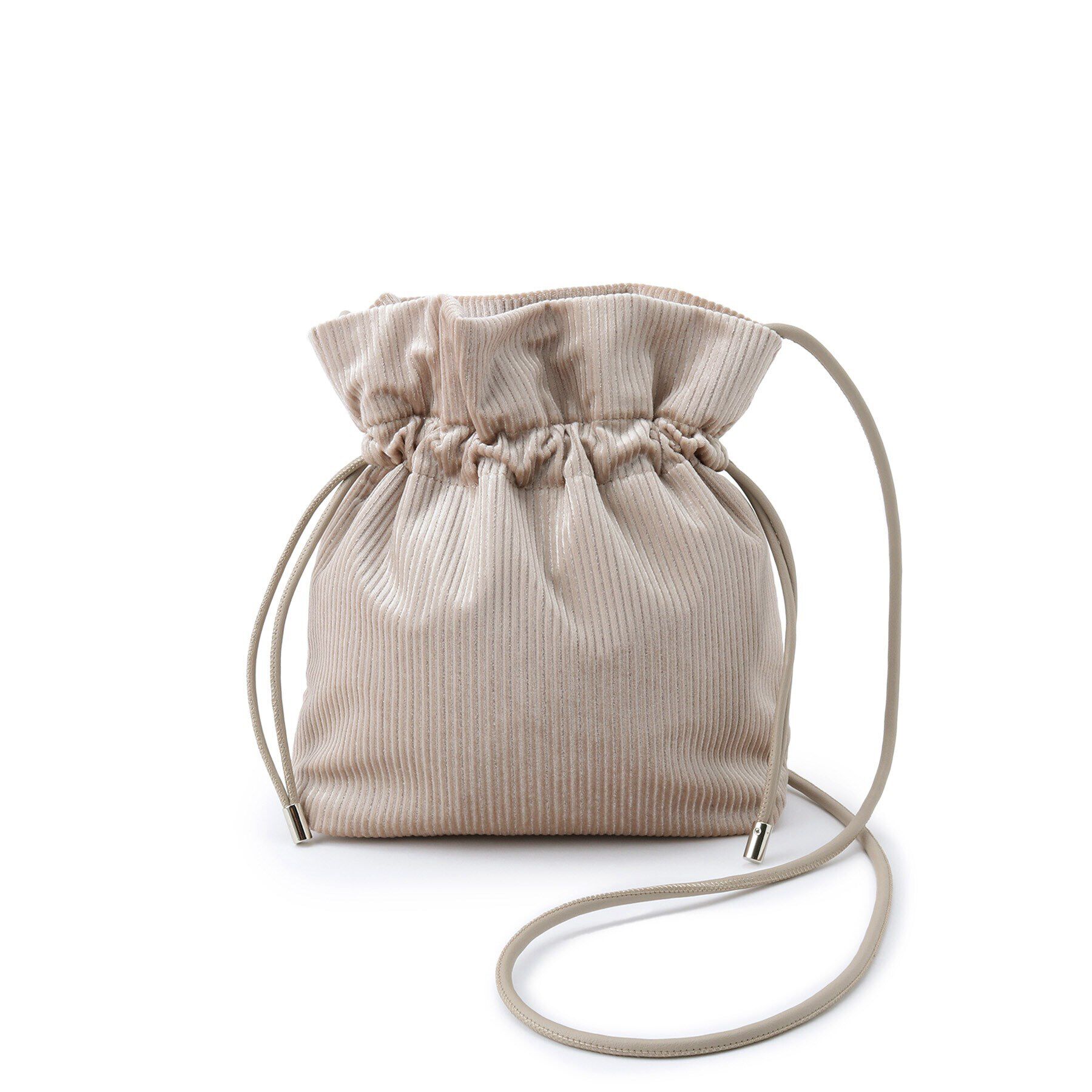 OPAQUE.CLIP「【長さ調整可能】プリーツドロストミニショルダーバッグ」|ショルダー・メッセンジャー|