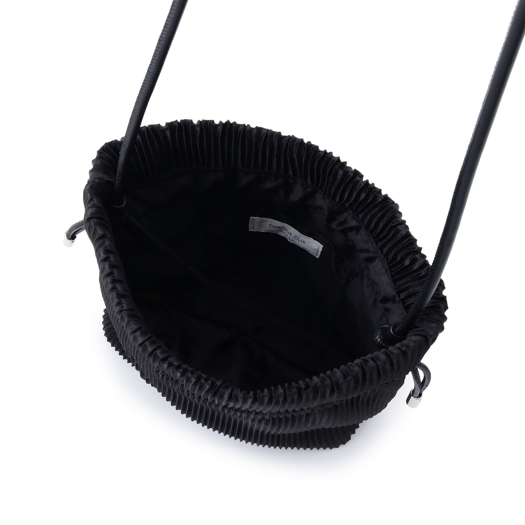 OPAQUE.CLIP「【長さ調整可能】プリーツドロストミニショルダーバッグ」|ショルダー・メッセンジャー|