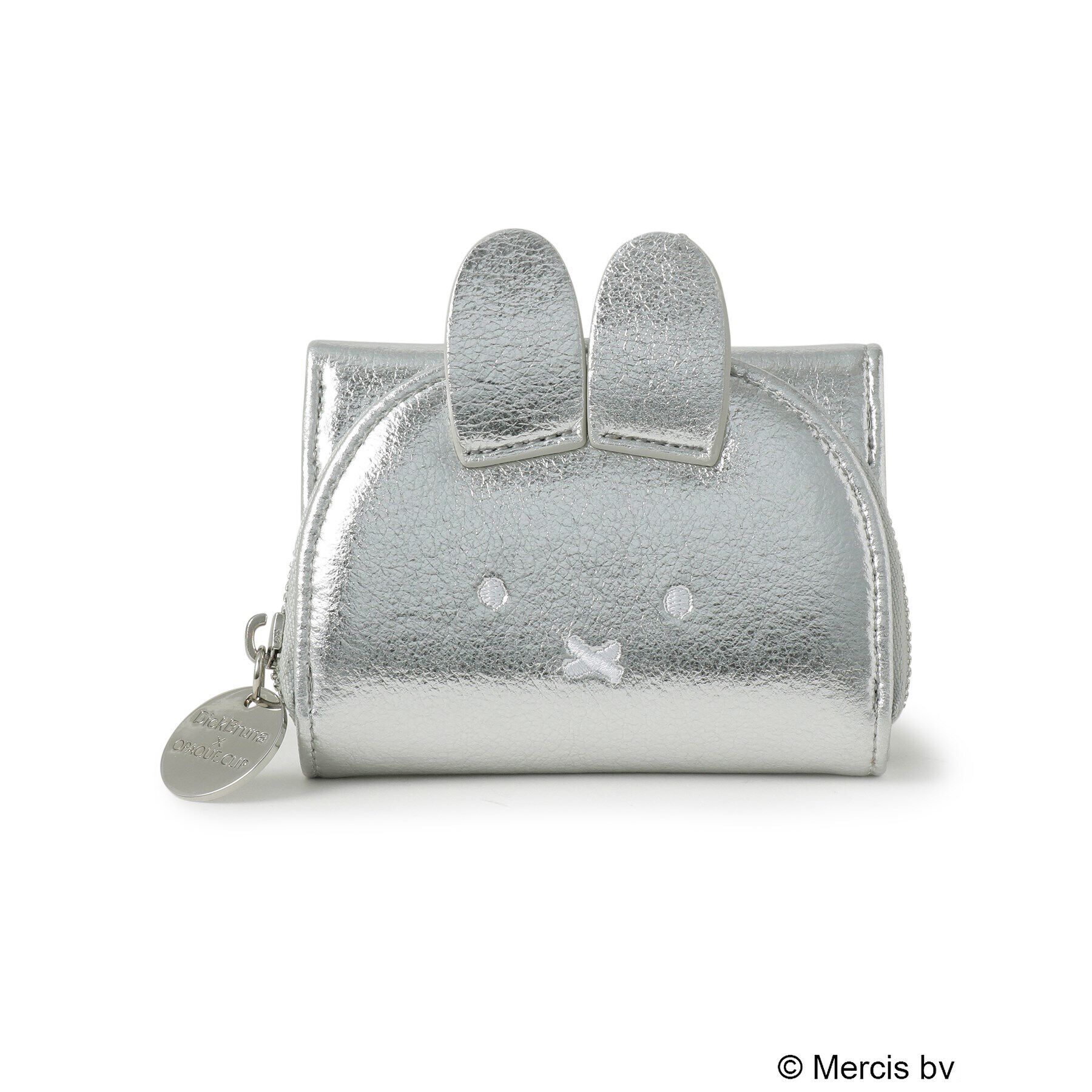 OPAQUE.CLIP「【コラボ】Dick Bruna &times; OPAQUE.CLIP 三つ折りウォレット ミッフィー」|財布|シルバー(806)