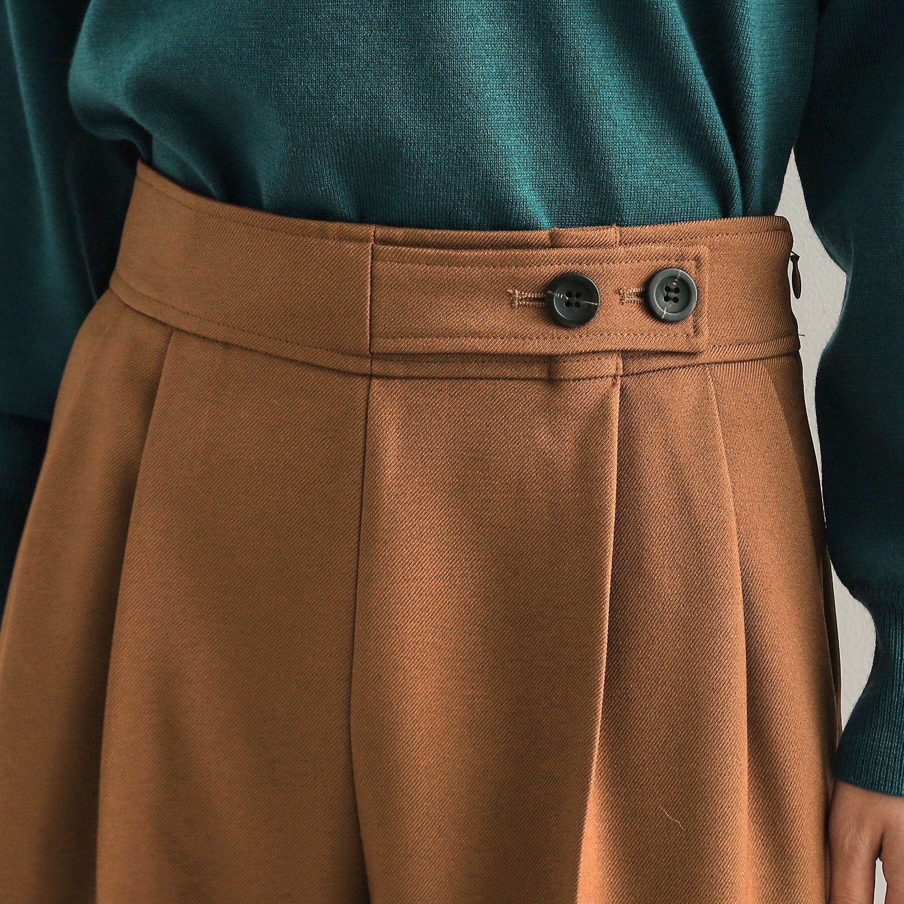 OPAQUE.CLIP「クロップドワイドパンツ【洗濯機洗い可】」|その他|