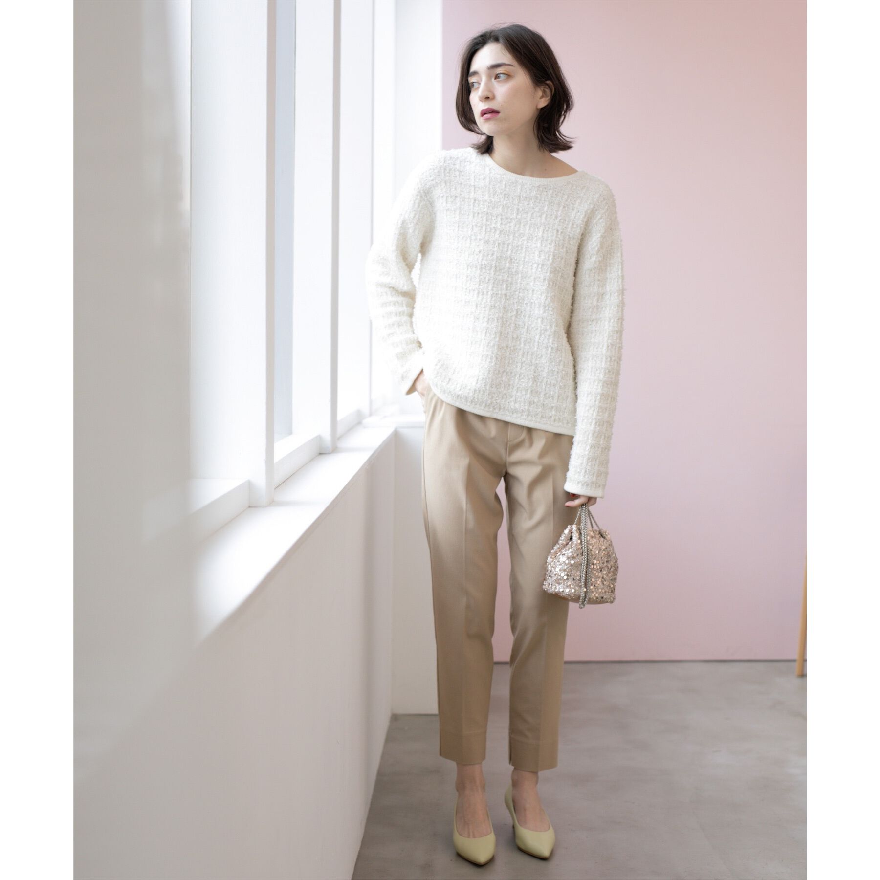 OPAQUE.CLIP「《S-LLsize》ハイストレッチイージースティックパンツ【洗濯機洗い可】」|その他|