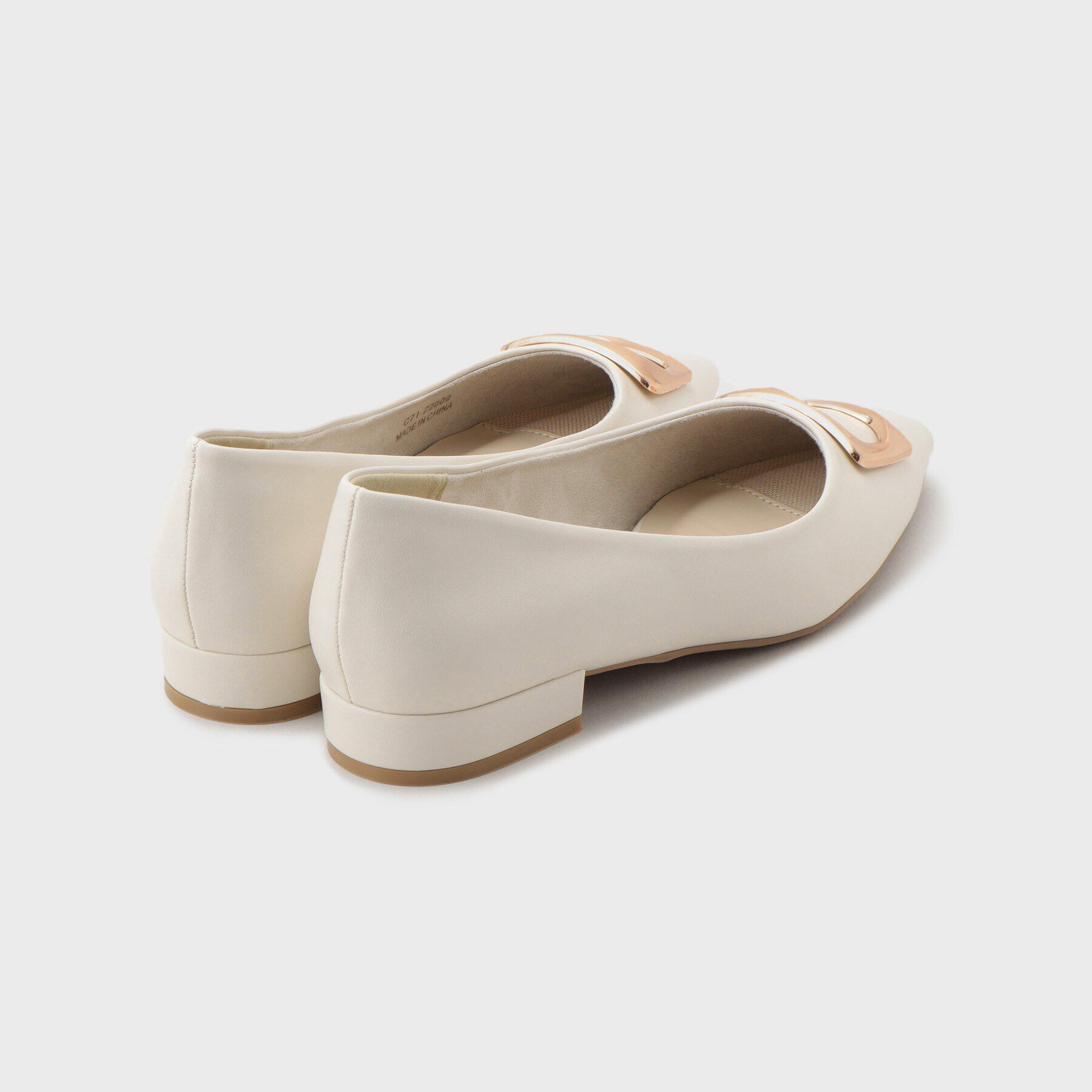 OPAQUE.CLIP「【抗菌防臭加工】ゴールドメタルポインテッドデザインパンプス」|パンプス|