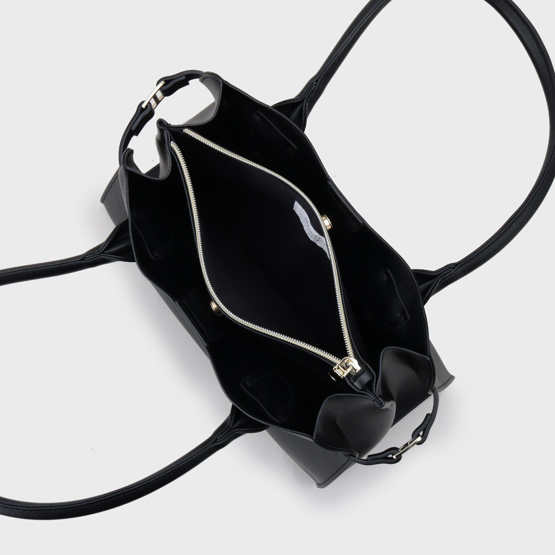 OPAQUE.CLIP「スムース合皮デザインミドルボストンバッグ」|ボストンバッグ|