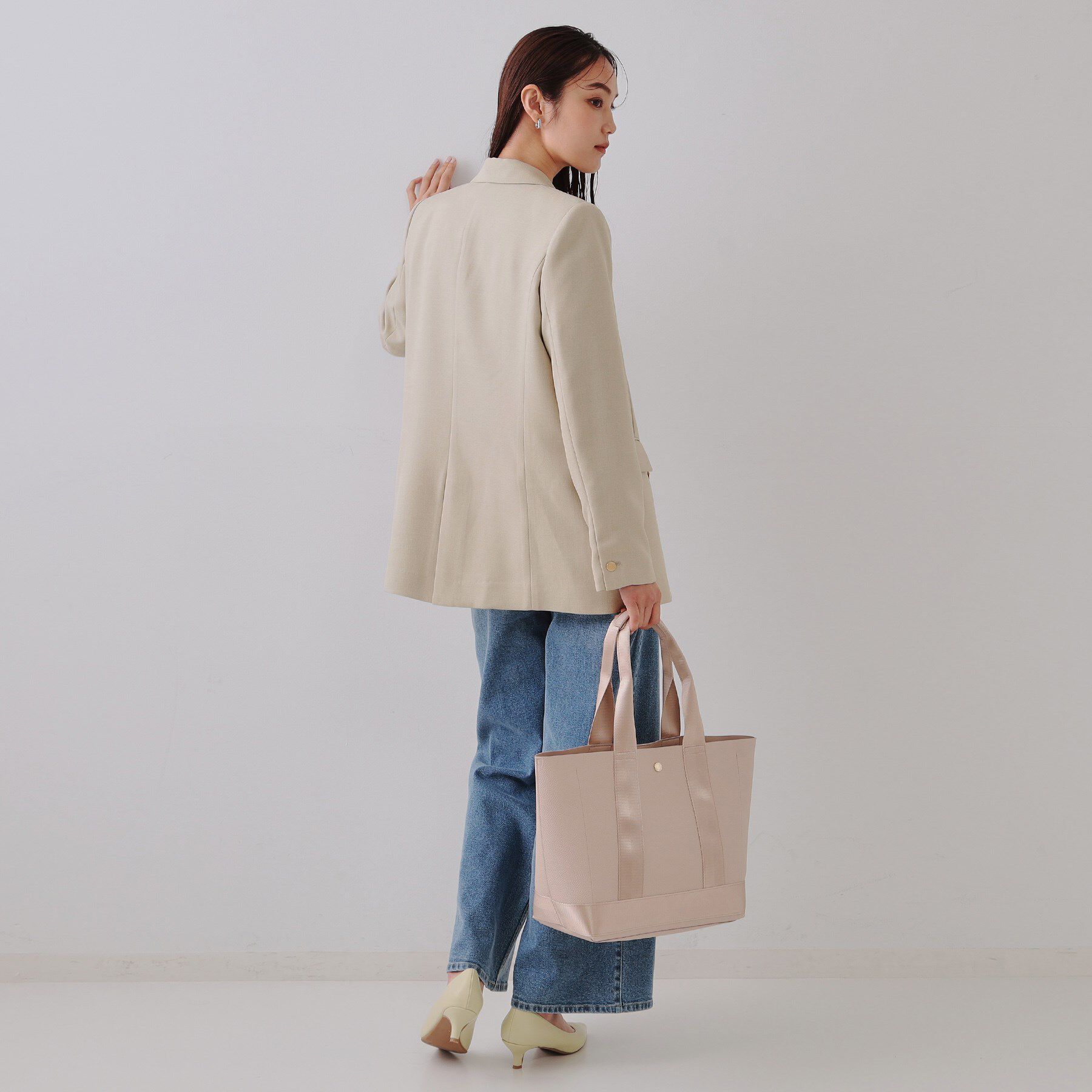 OPAQUE.CLIP「金ボタンダブルテーラードジャケット【洗える】」|テーラードジャケット|