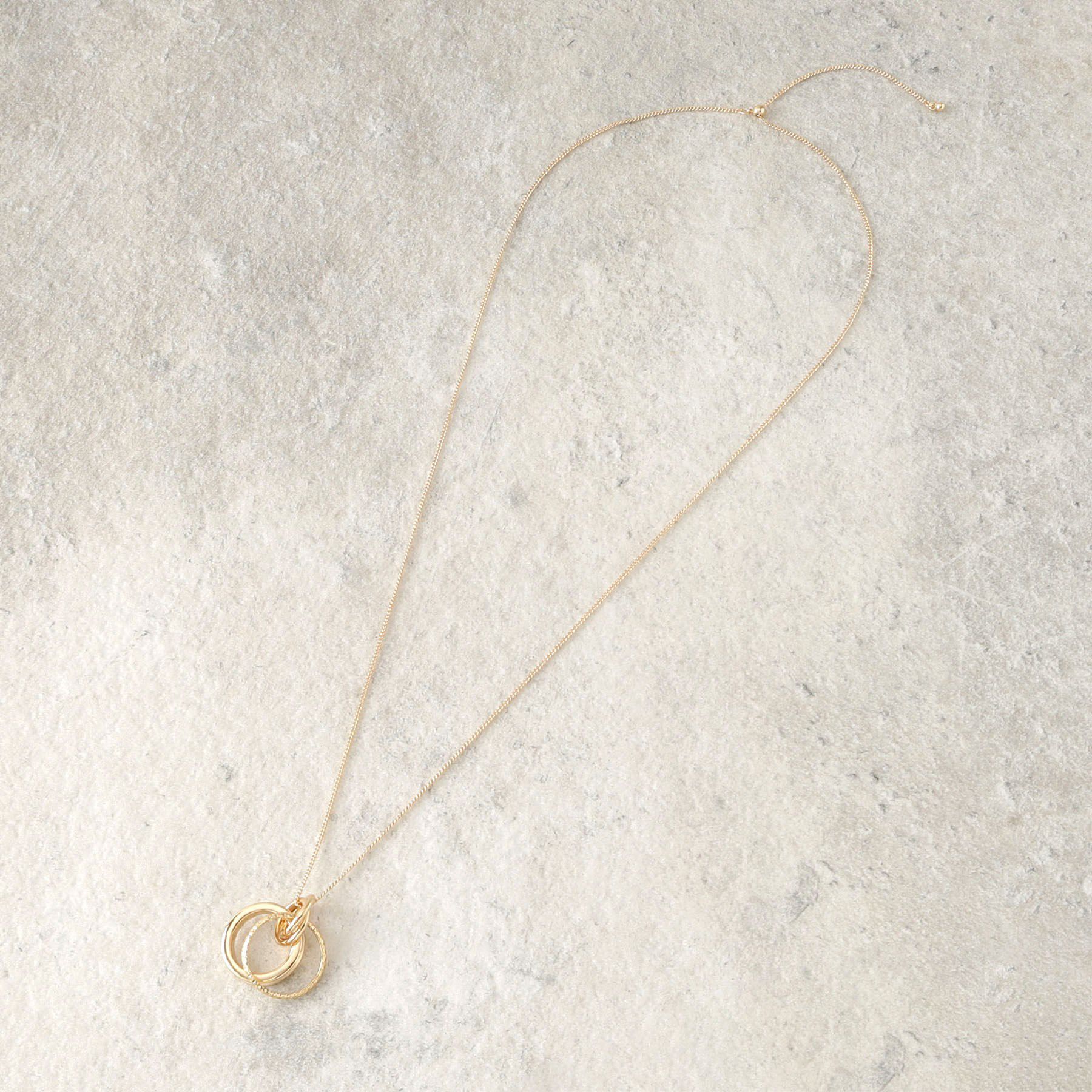 OPAQUE.CLIP「カラーエポ&times;メタル リングネックレス」|ネックレス|