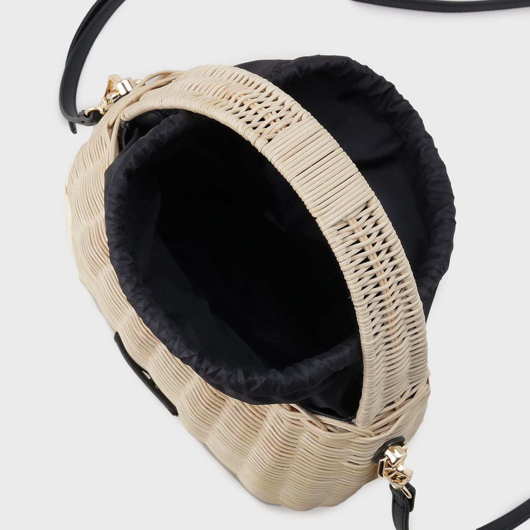 OPAQUE.CLIP「【2WAY】ラタンワンハンドルミニショルダーバッグ」|ショルダー・メッセンジャー|