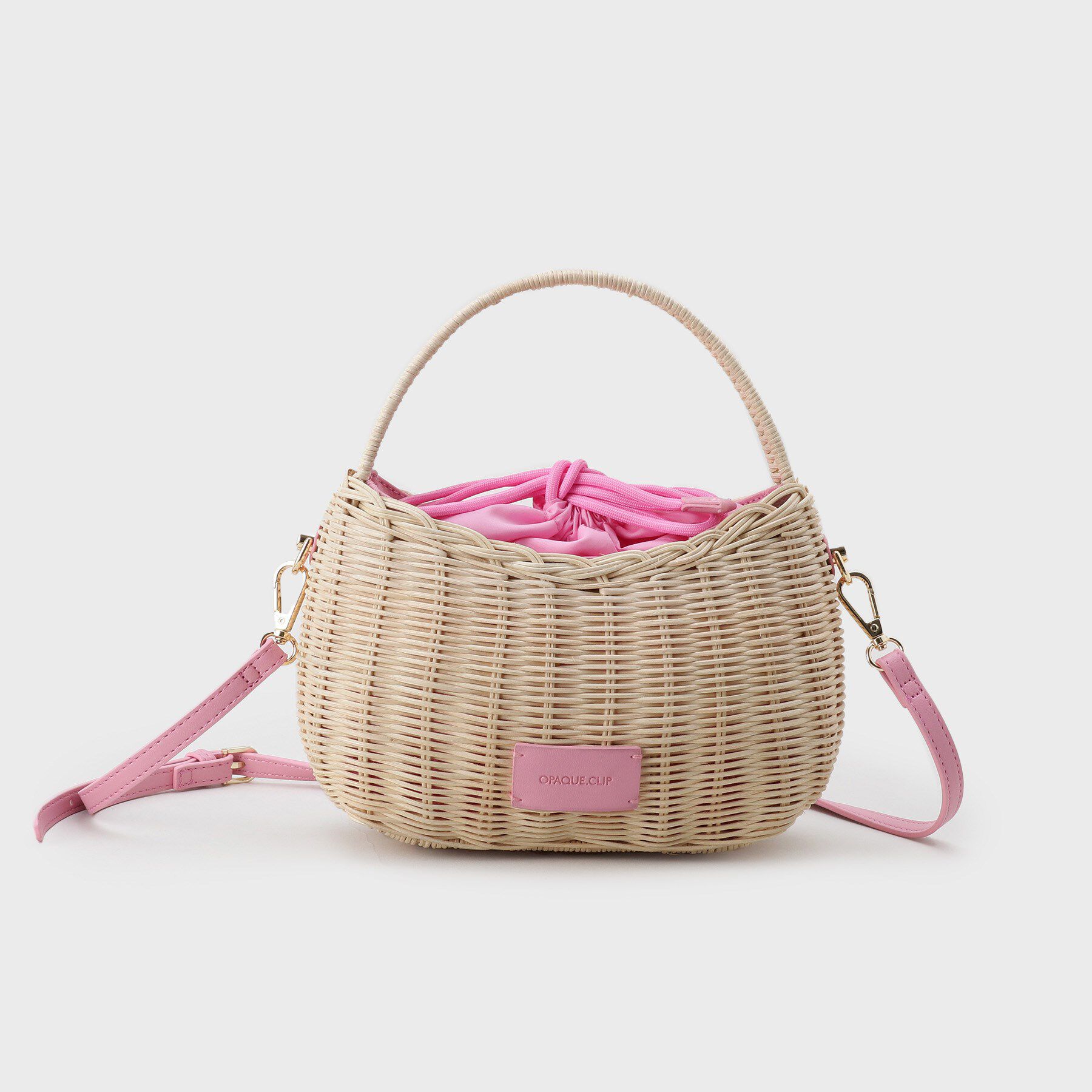 OPAQUE.CLIP「【2WAY】ラタンワンハンドルミニショルダーバッグ」|ショルダー・メッセンジャー|