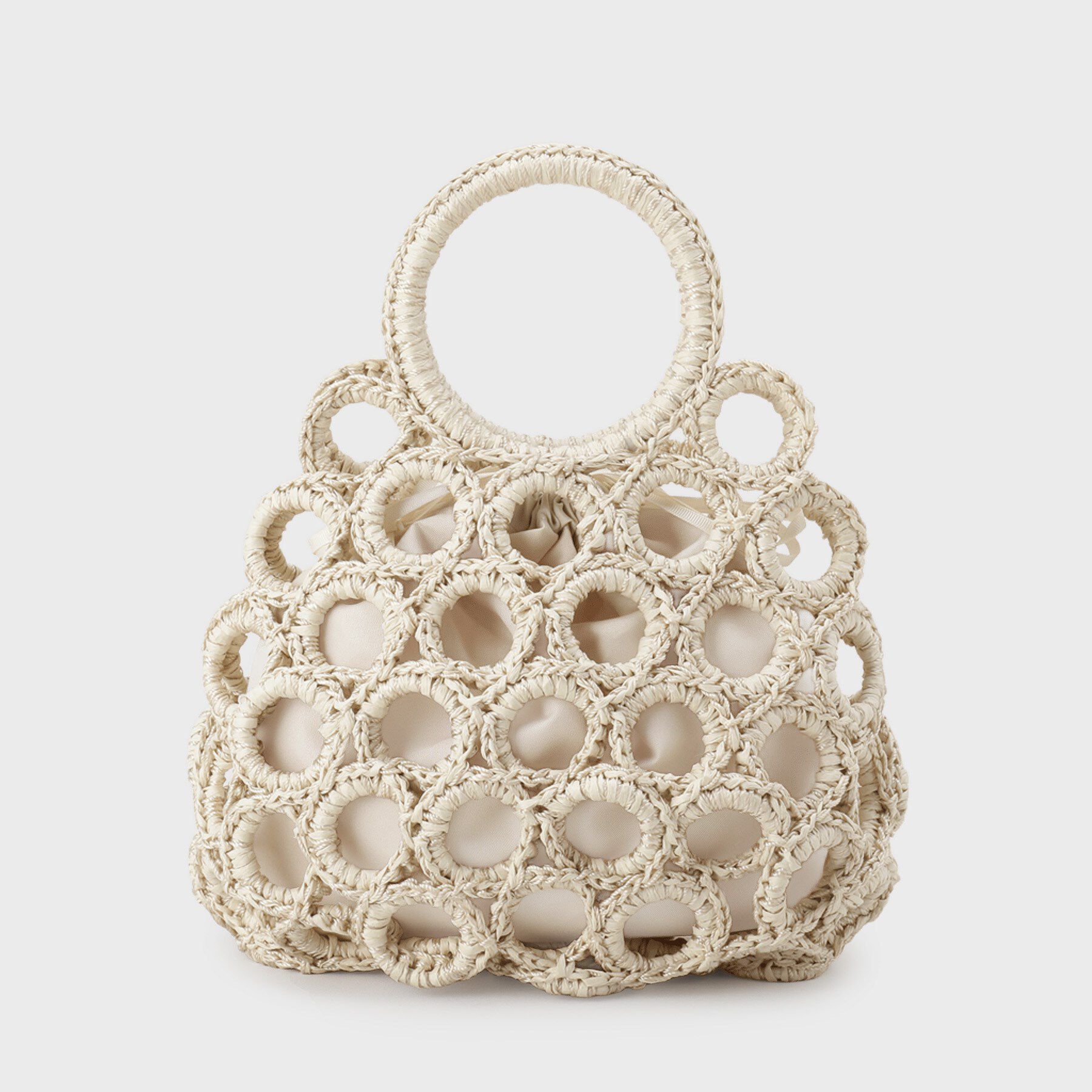 OPAQUE.CLIP「リングメッシュデザインバッグ」|ハンドバッグ|