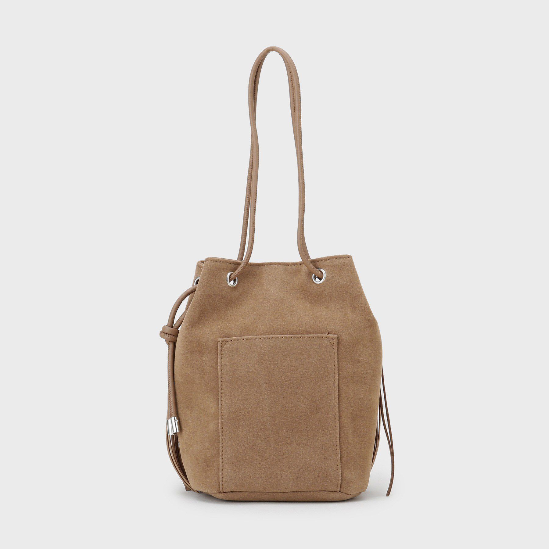 OPAQUE.CLIP「【2WAY】フリンジ巾着ミニトート」|トートバッグ|