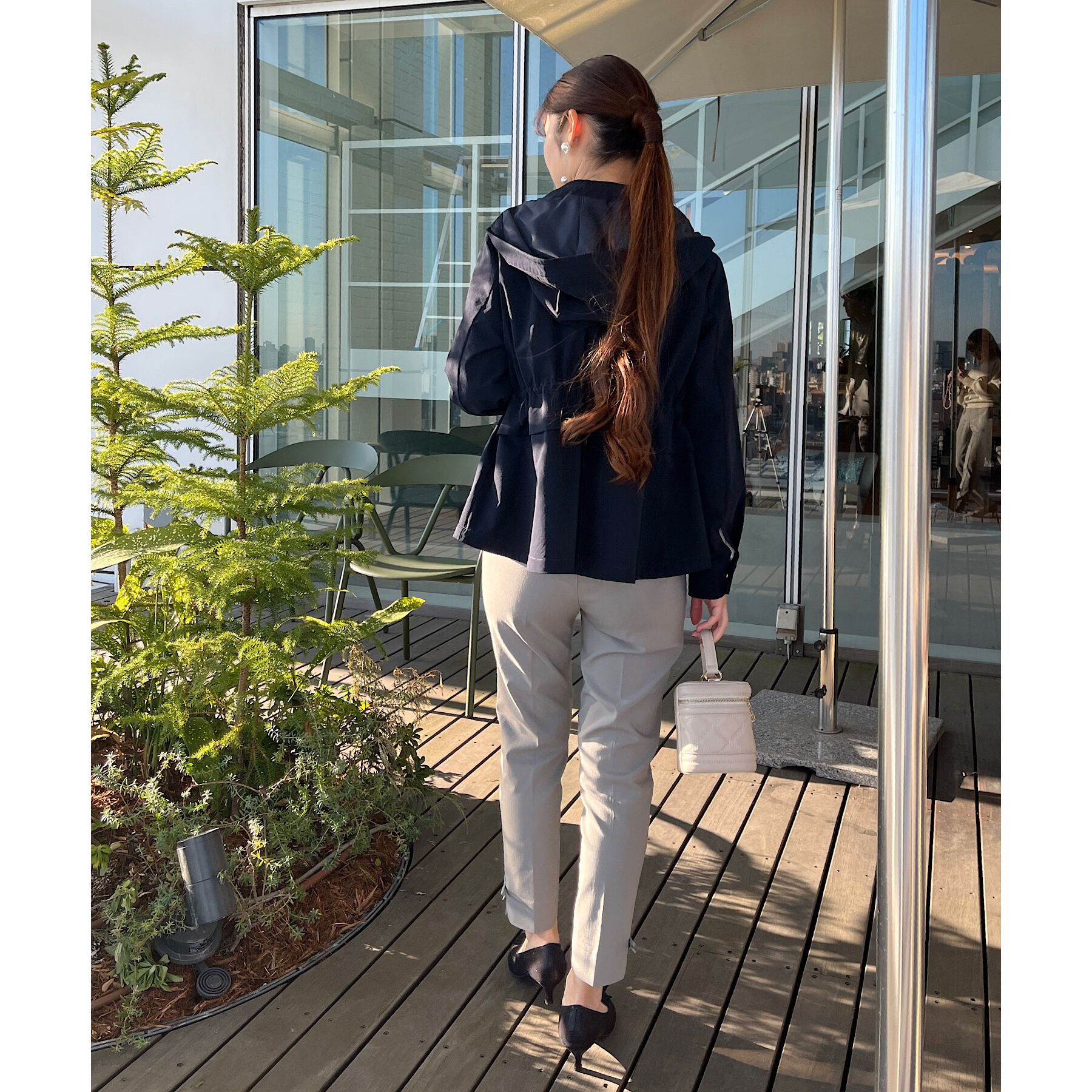 Couture broach「【ラクチン、きれい見えパンツ】リボンハイパーストレッチパンツ」|その他|