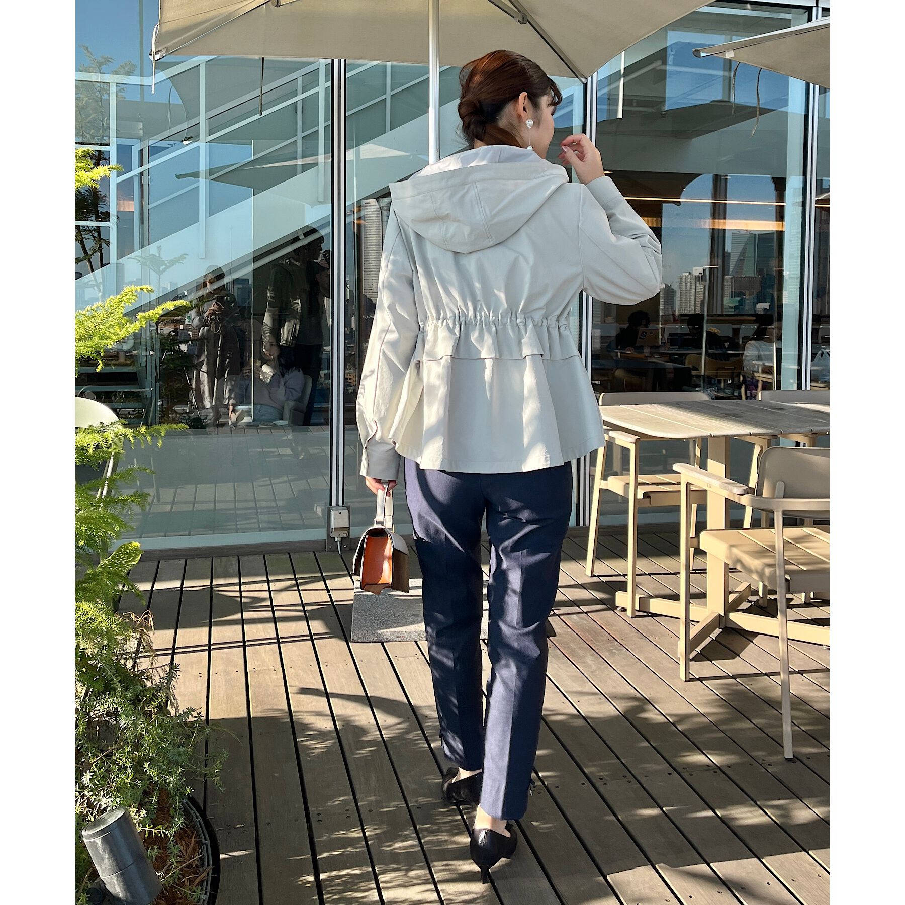 Couture broach「【ラクチン、きれい見えパンツ】リボンハイパーストレッチパンツ」|その他|