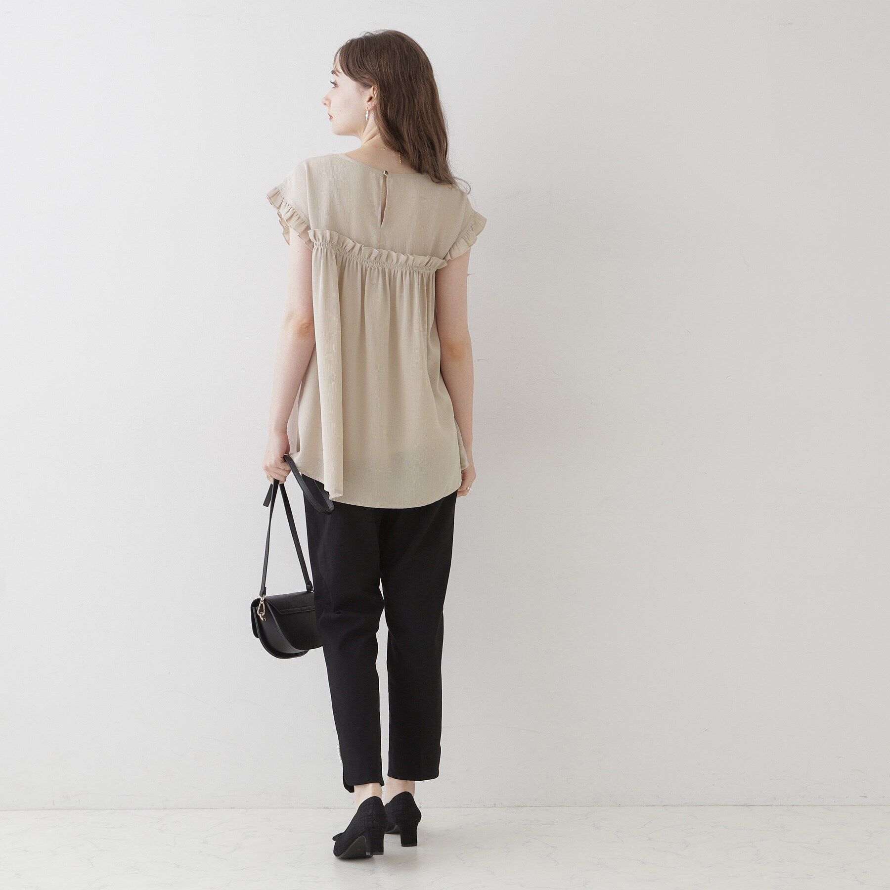 Couture broach「【インしないでキマる長め丈】フリルデザインチュニック」|チュニック|