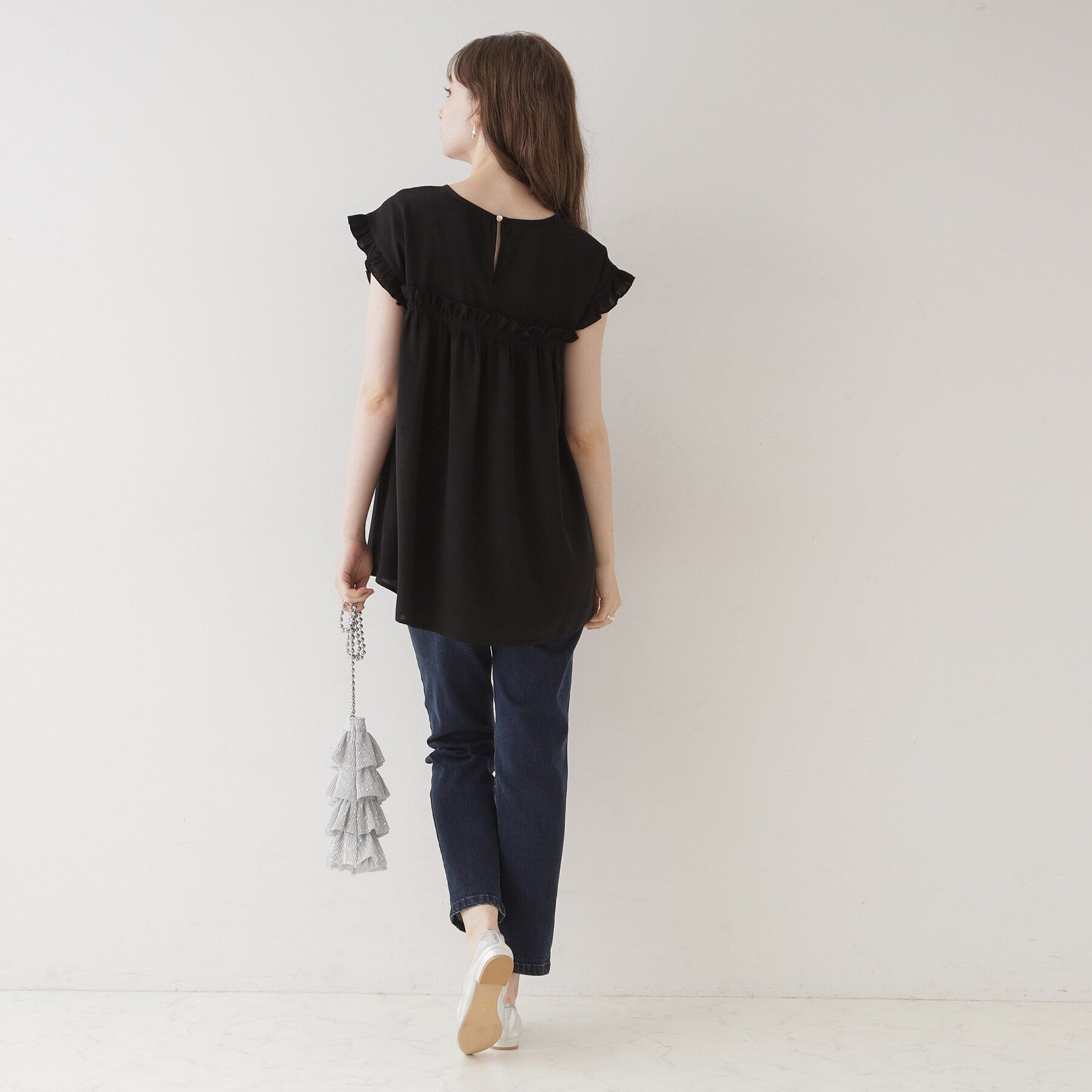 Couture broach「【インしないでキマる長め丈】フリルデザインチュニック」|チュニック|