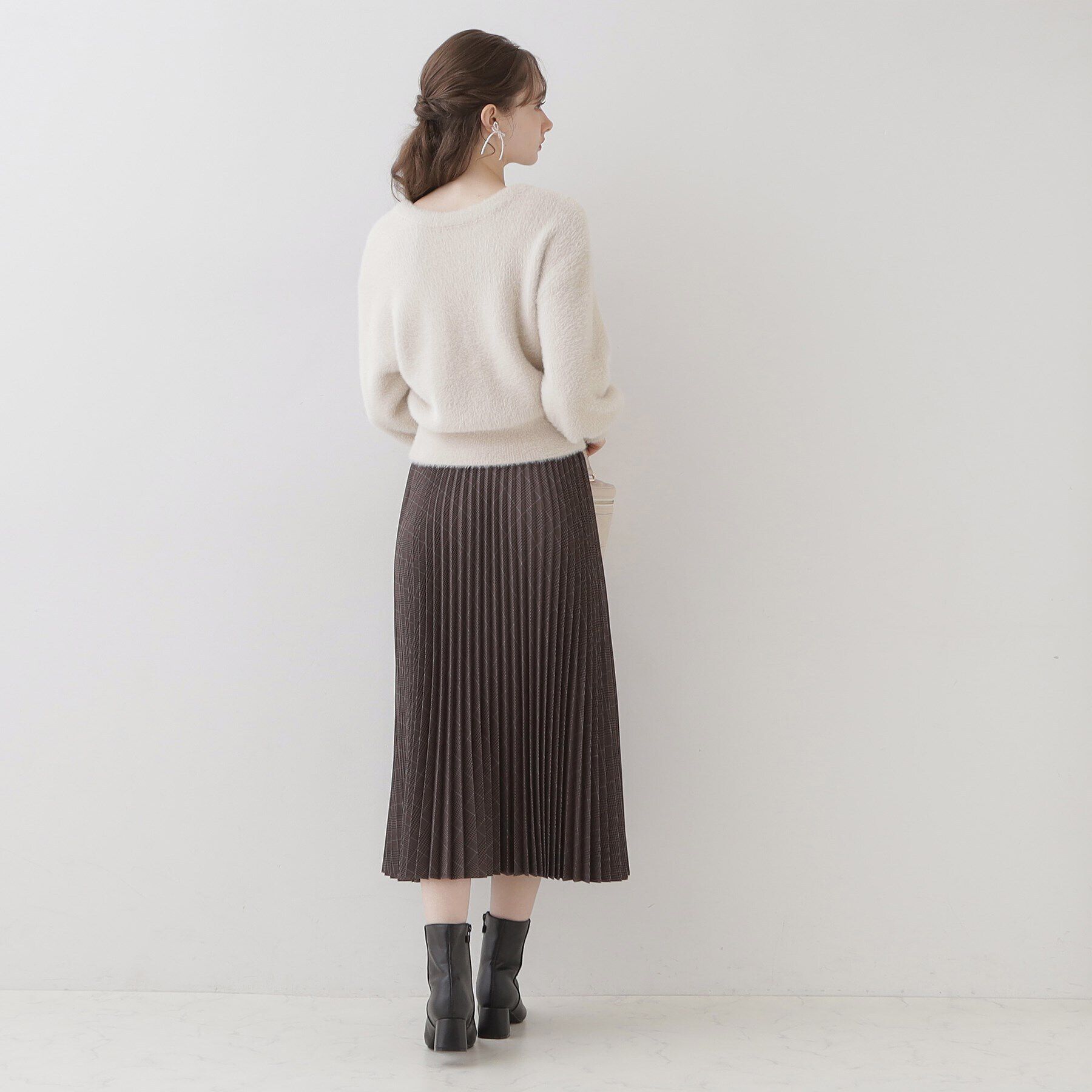 Couture broach「【ほろ甘・ふわふわ】前後2WAYフェザーカーディガン」|カーディガン|