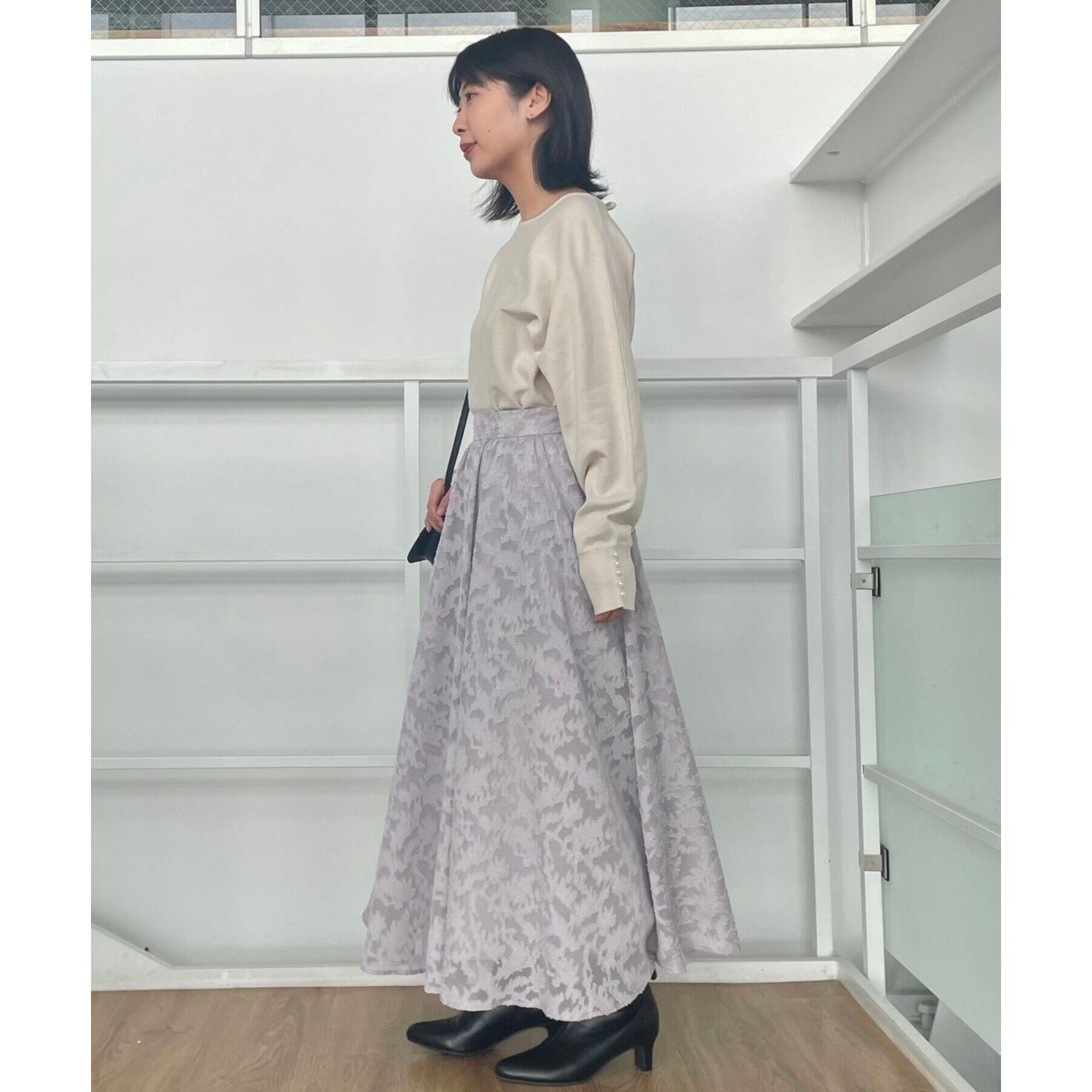 Couture broach「【華奢見せが叶う】Springドルマンニット」|ニット・セーター|