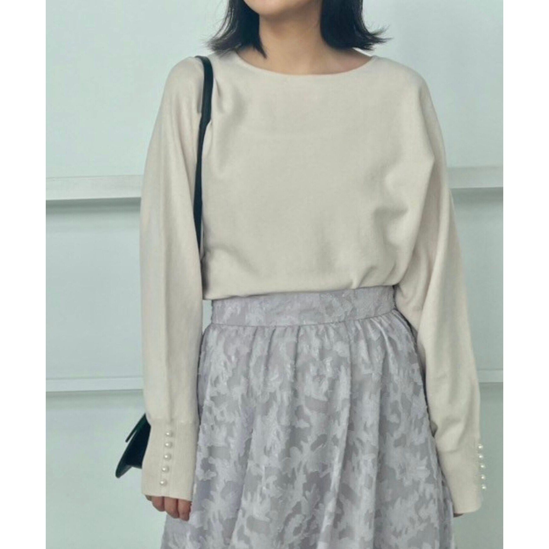 Couture broach「【華奢見せが叶う】Springドルマンニット」|ニット・セーター|