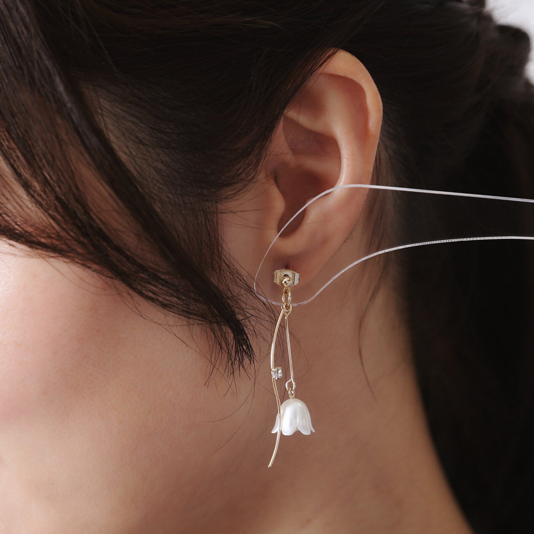 Couture broach「リリーモチーフピアス」|ピアス|