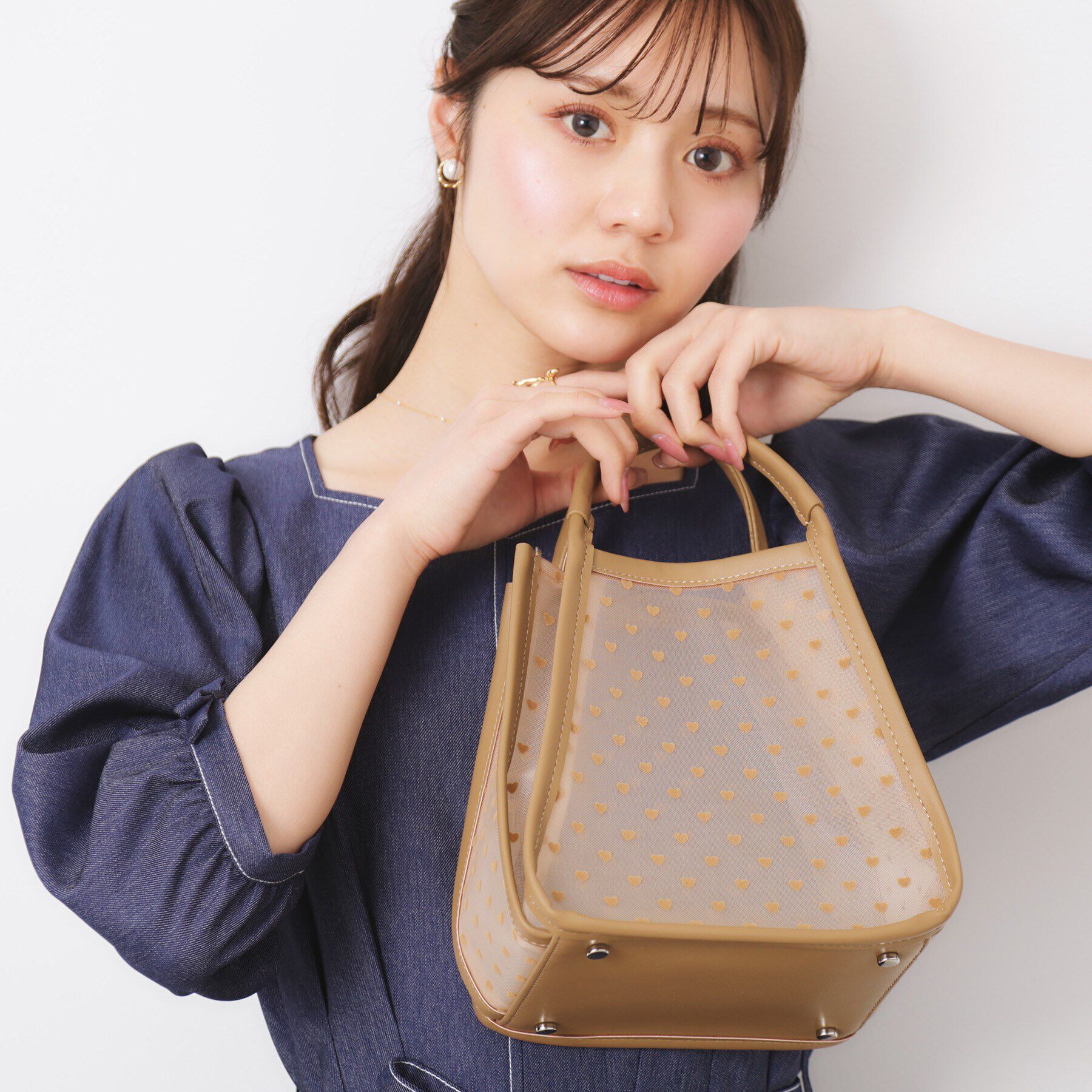 Couture broach「ハートメッシュバッグ」|ショルダー・メッセンジャー|