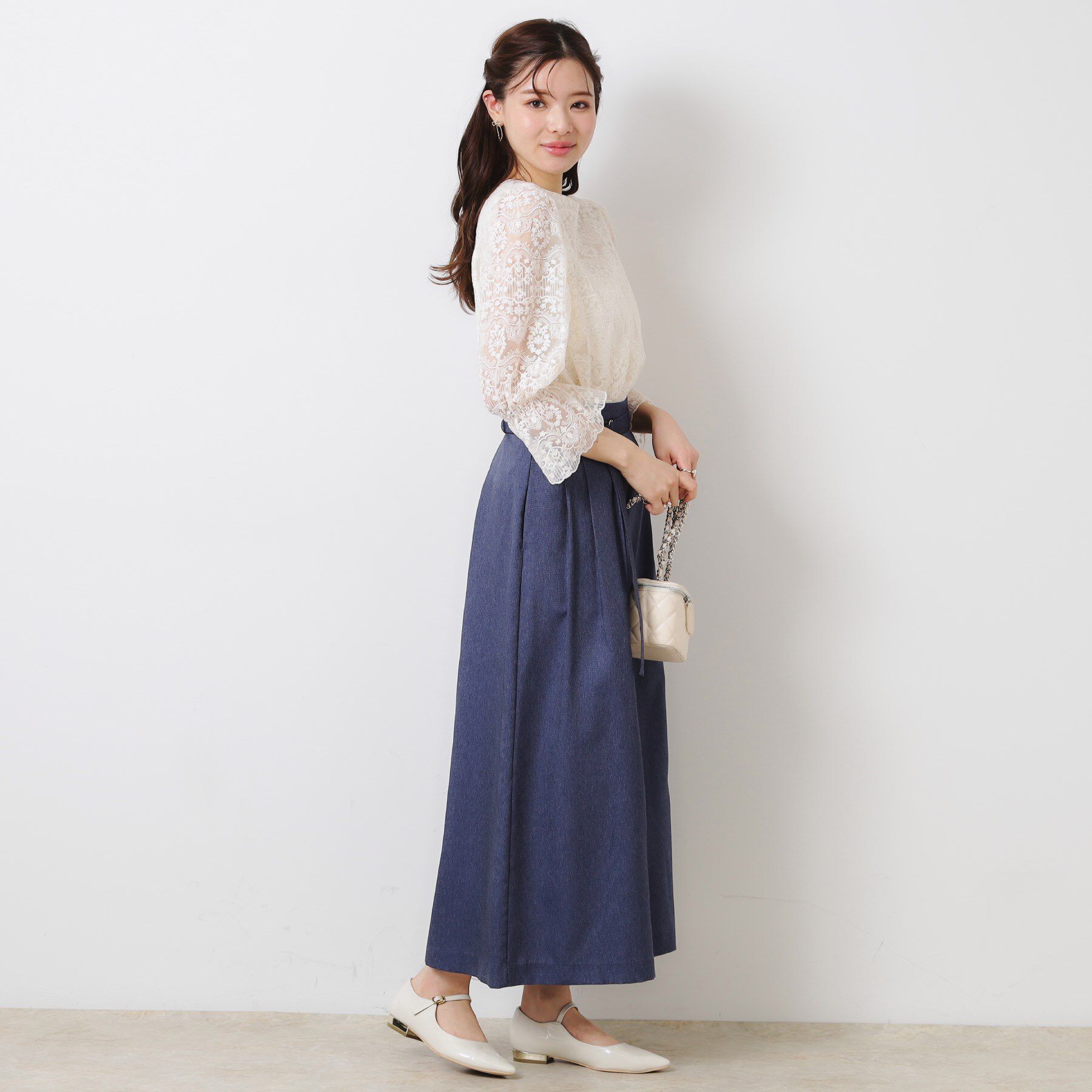 Couture broach「【一枚で着映える・華やか・通勤】エンブロチュール キャンディーズブラウス」|シャツ・ブラウス|