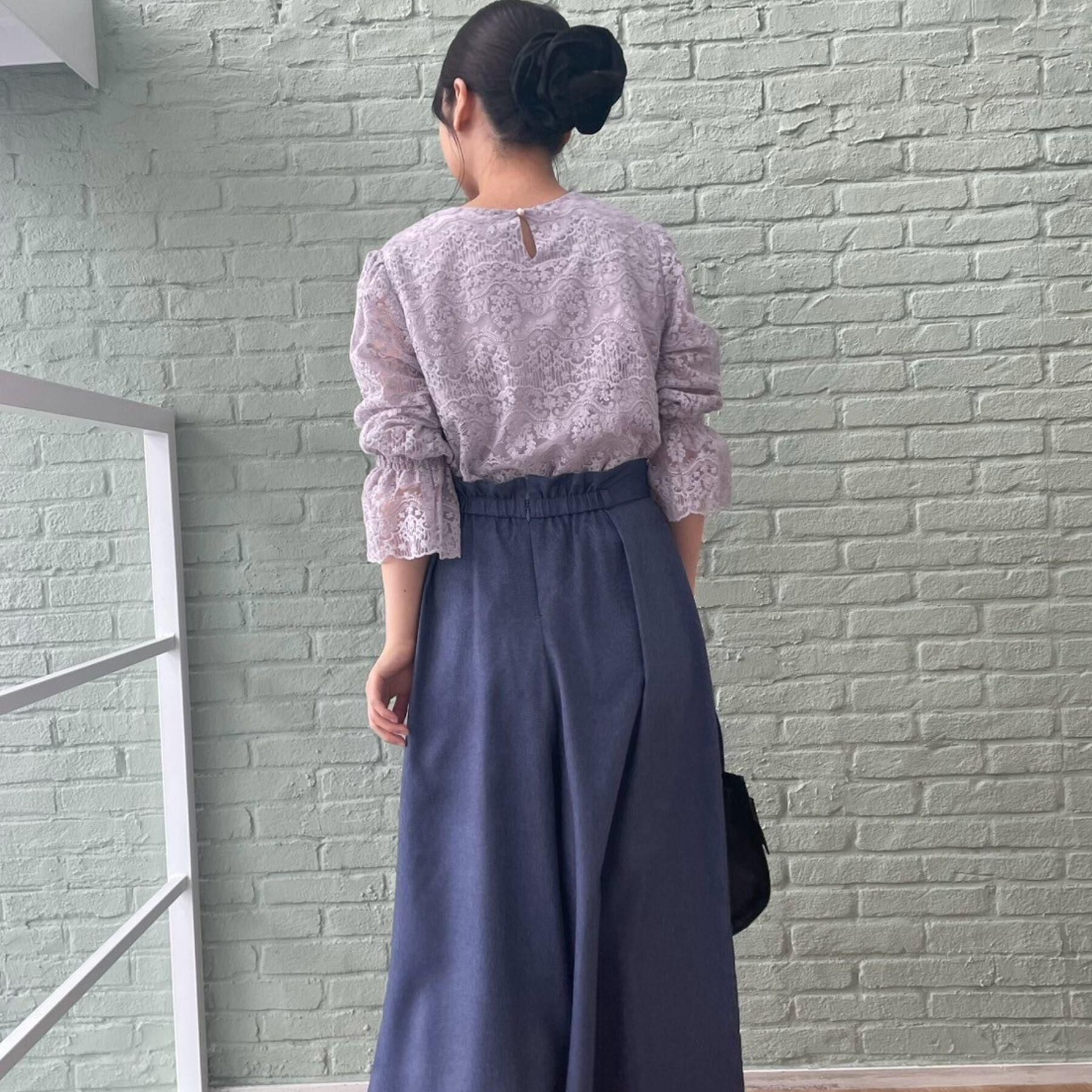 Couture broach「【一枚で着映える・華やか・通勤】エンブロチュール キャンディーズブラウス」|シャツ・ブラウス|