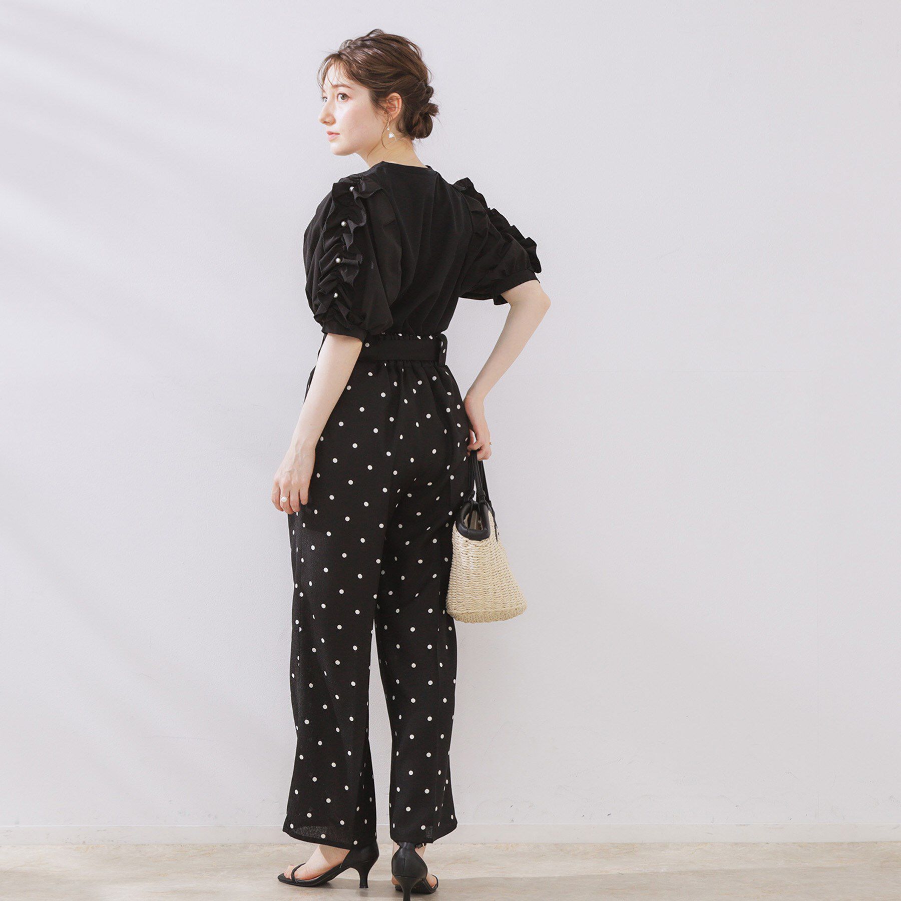 Couture broach「袖異素材デザインカットソー」|Tシャツ・カットソー|