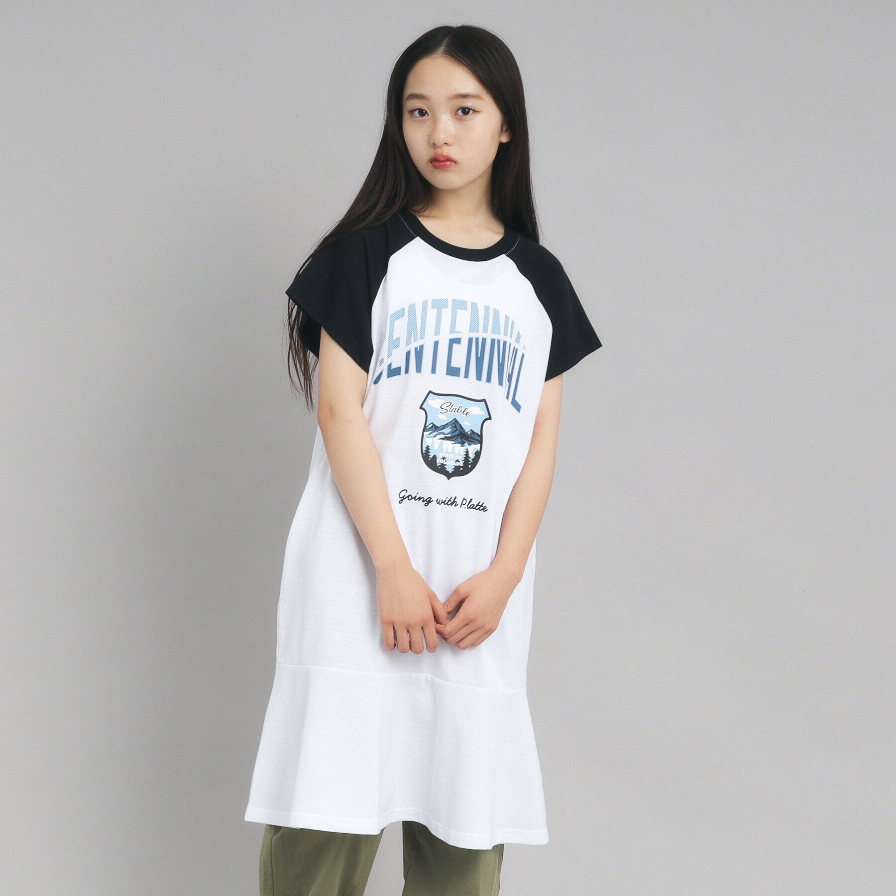 PINK-latte「裾ラッフルカットワンピース」|ワンピース|