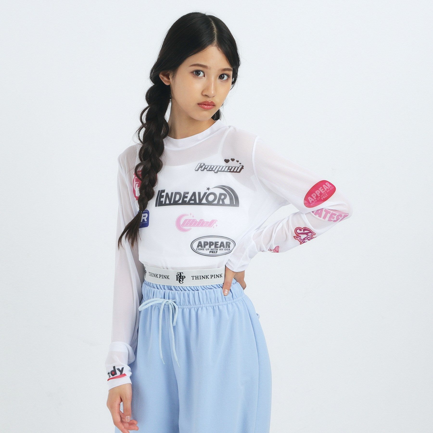 PINK-latte「【るーつくコラボ/ニコラ9月号掲載】シアーインナーSET」|その他|