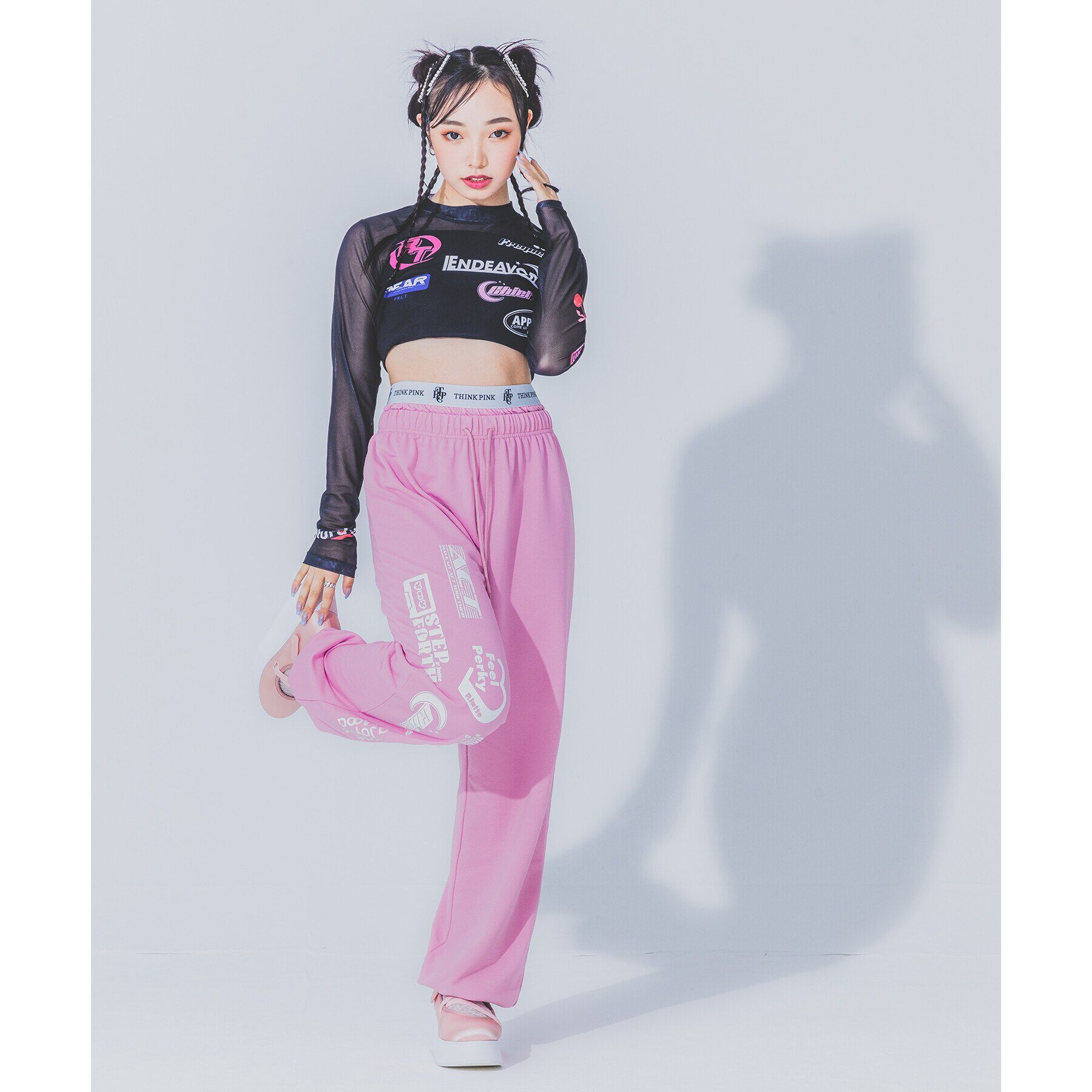 PINK-latte「【るーつくコラボ/ニコラ9月号掲載】シアーインナーSET」|その他|