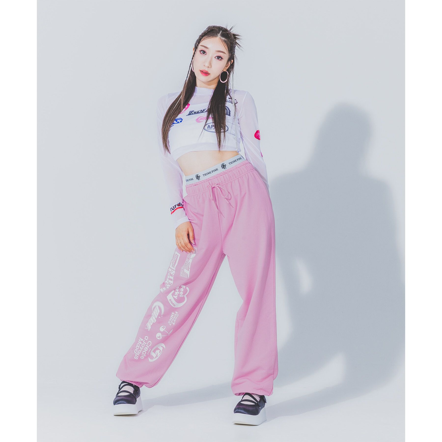 PINK-latte「【るーつくコラボ/ニコラ9月号掲載】シアーインナーSET」|その他|