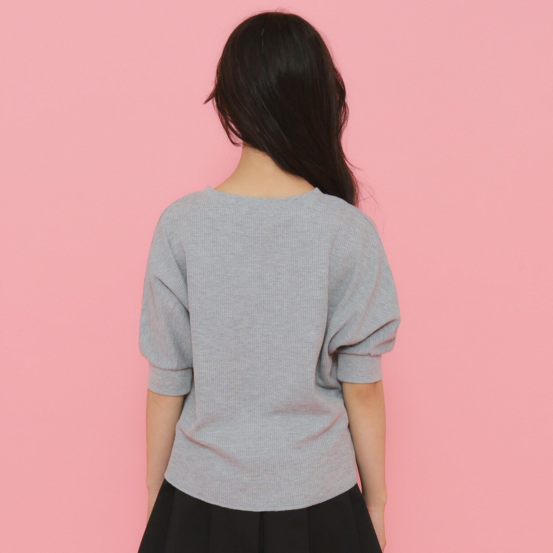 PINK-latte「【130cmあり】サーマルTシャツ」|Tシャツ・カットソー|