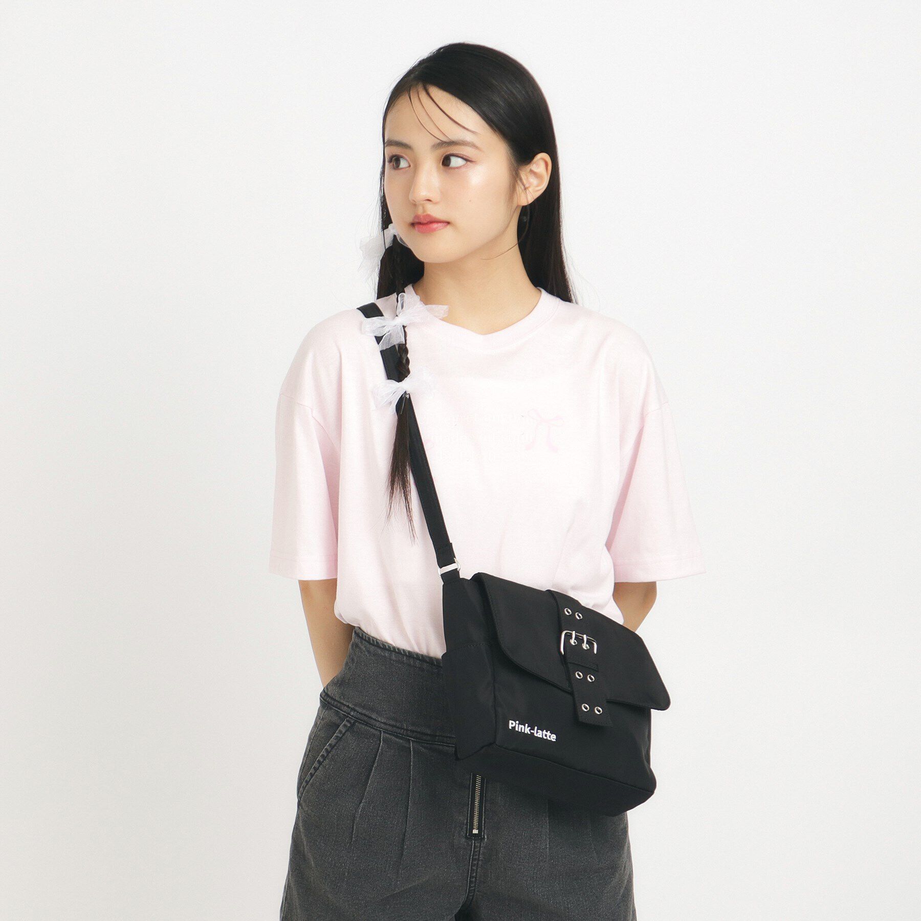 PINK-latte「ハトメショルダー」|ショルダー・メッセンジャー|