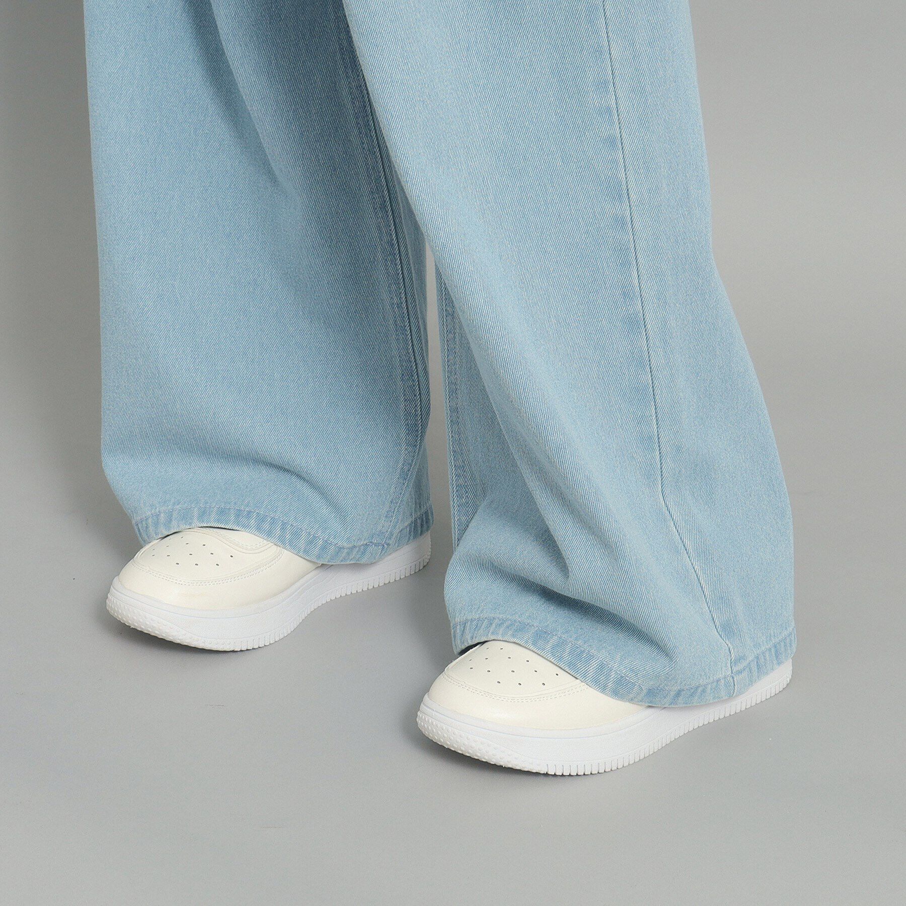 PINK-latte「【130cmあり／ウエストホック】サイドカットデニム」|その他|