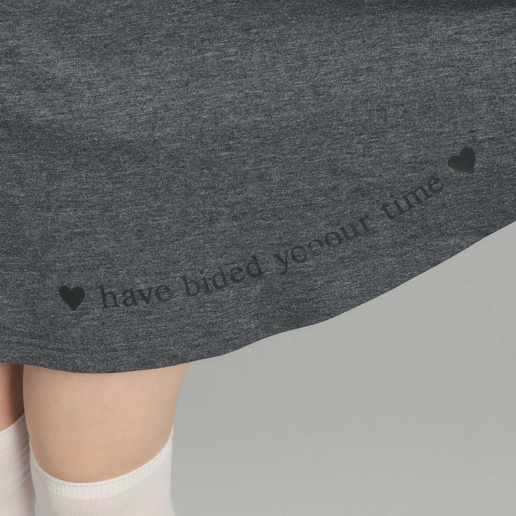 PINK-latte「【インナー付き】スウェット フレアスカート」|スカート|