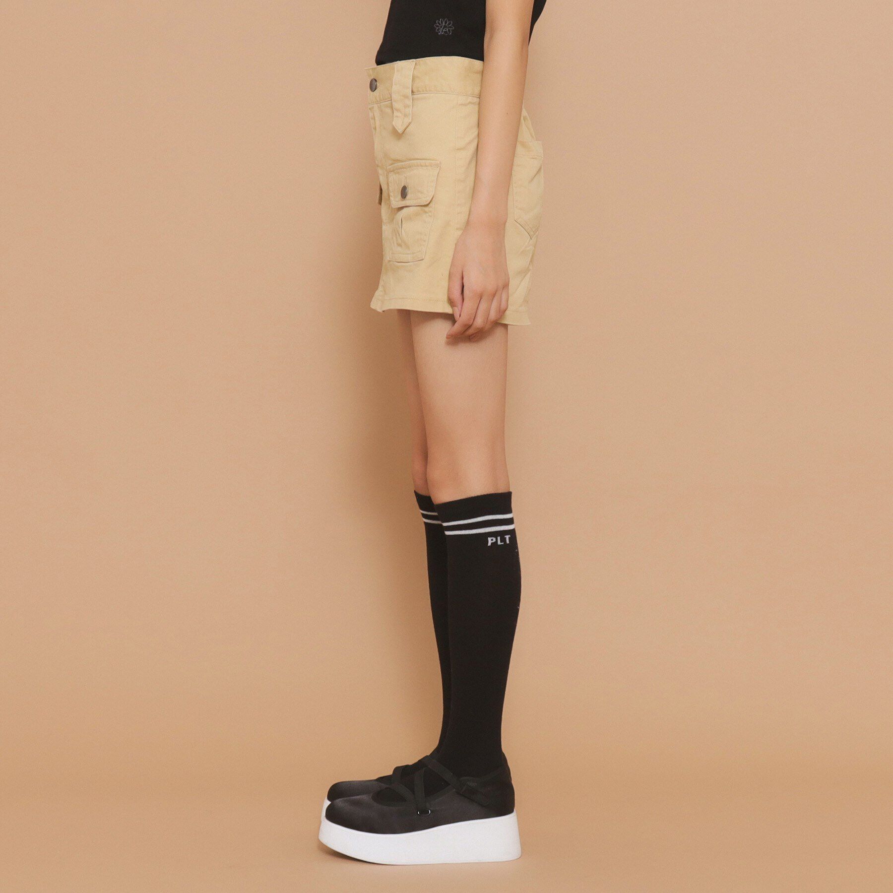 PINK-latte「スカート風ショートパンツ」|キュロット|