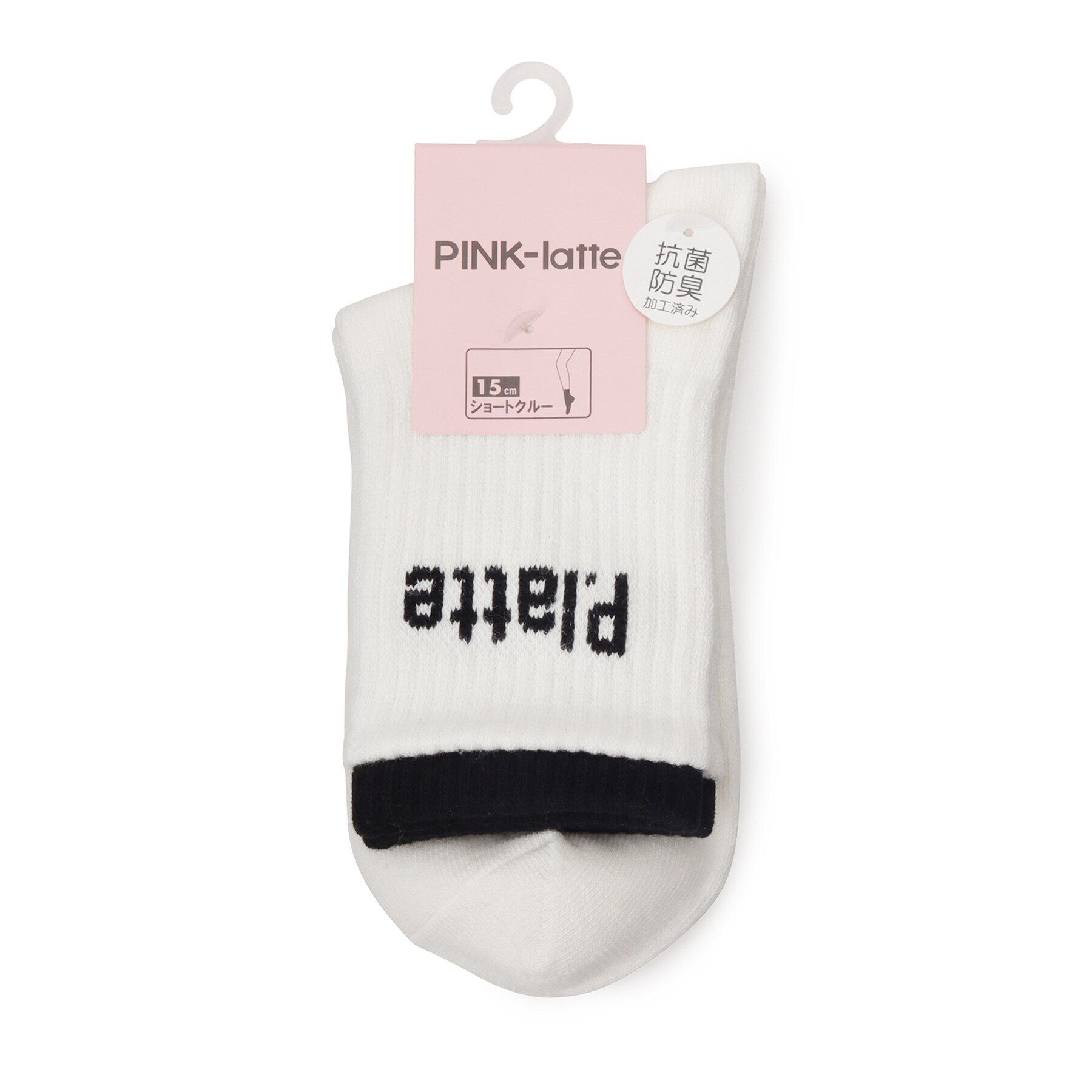 PINK-latte「フェイクレイヤードソックス」|ソックス|オフホワイト(003