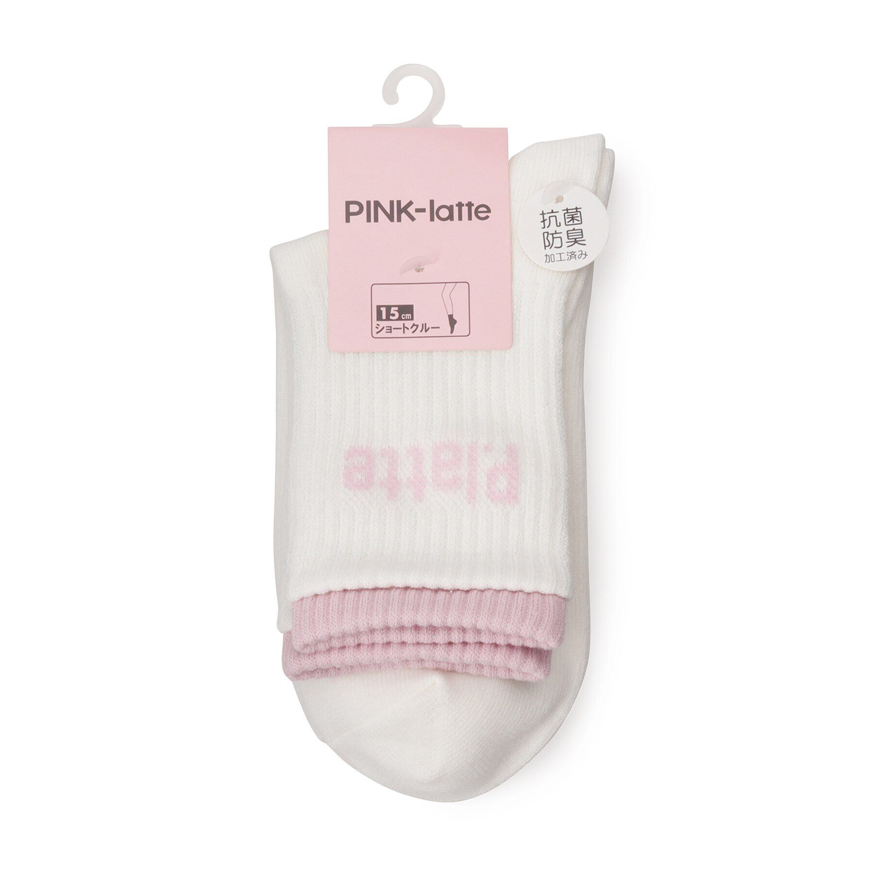 PINK-latte「フェイクレイヤードソックス」|ソックス|オフホワイト(103