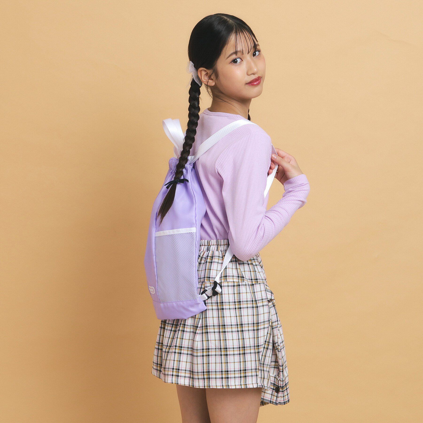 PINK-latte「【スクールグッズ／習い事】ナップバッグ」|リュック|