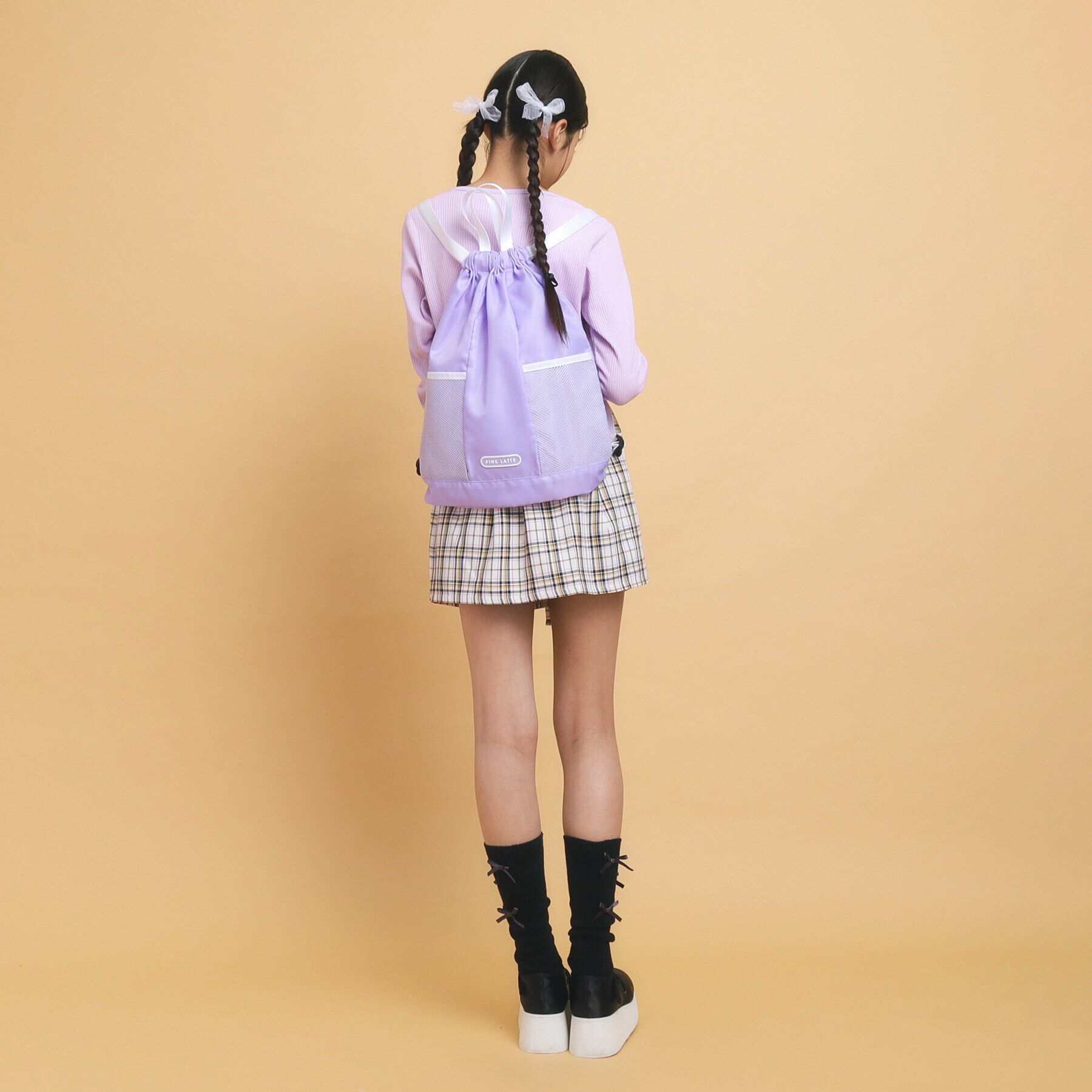 PINK-latte「【スクールグッズ／習い事】ナップバッグ」|リュック|