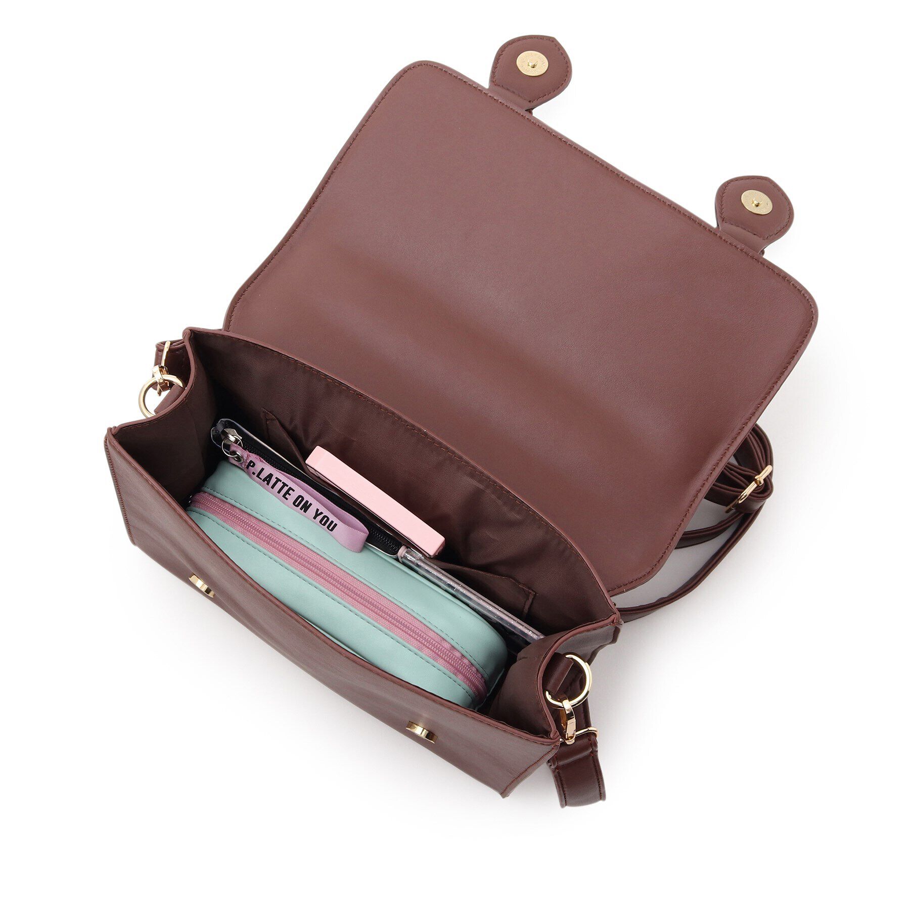 PINK-latte「サッチェルバッグ」|ショルダー・メッセンジャー|