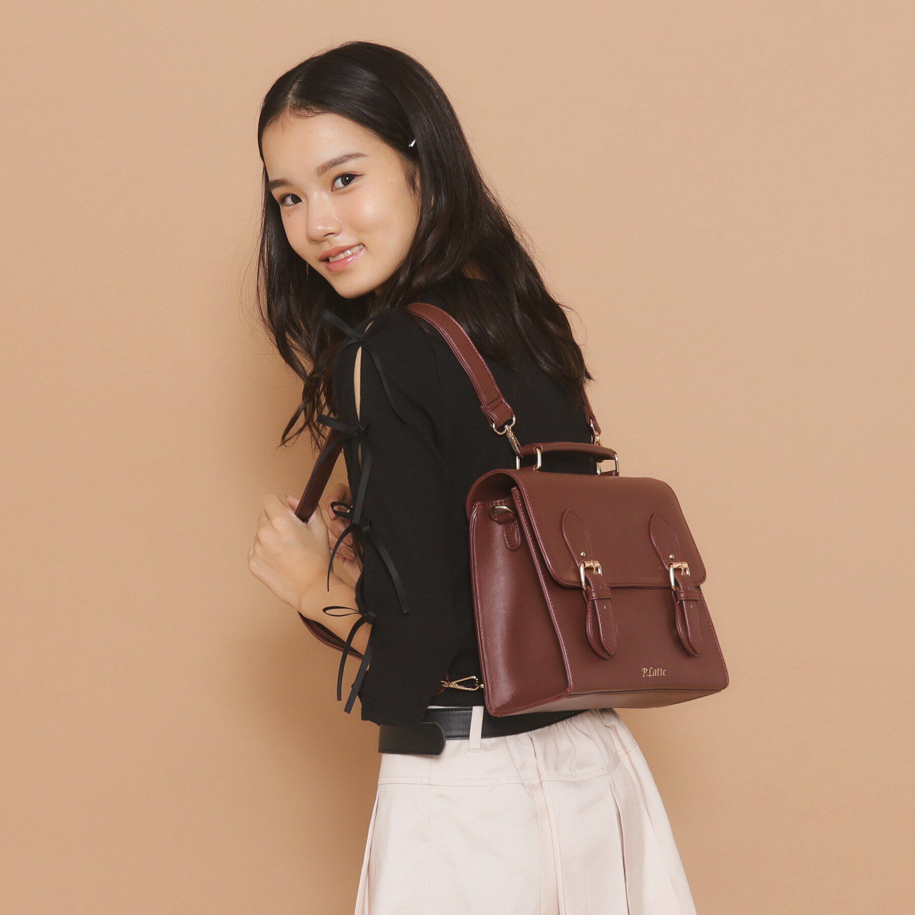 PINK-latte「サッチェルバッグ」|ショルダー・メッセンジャー|