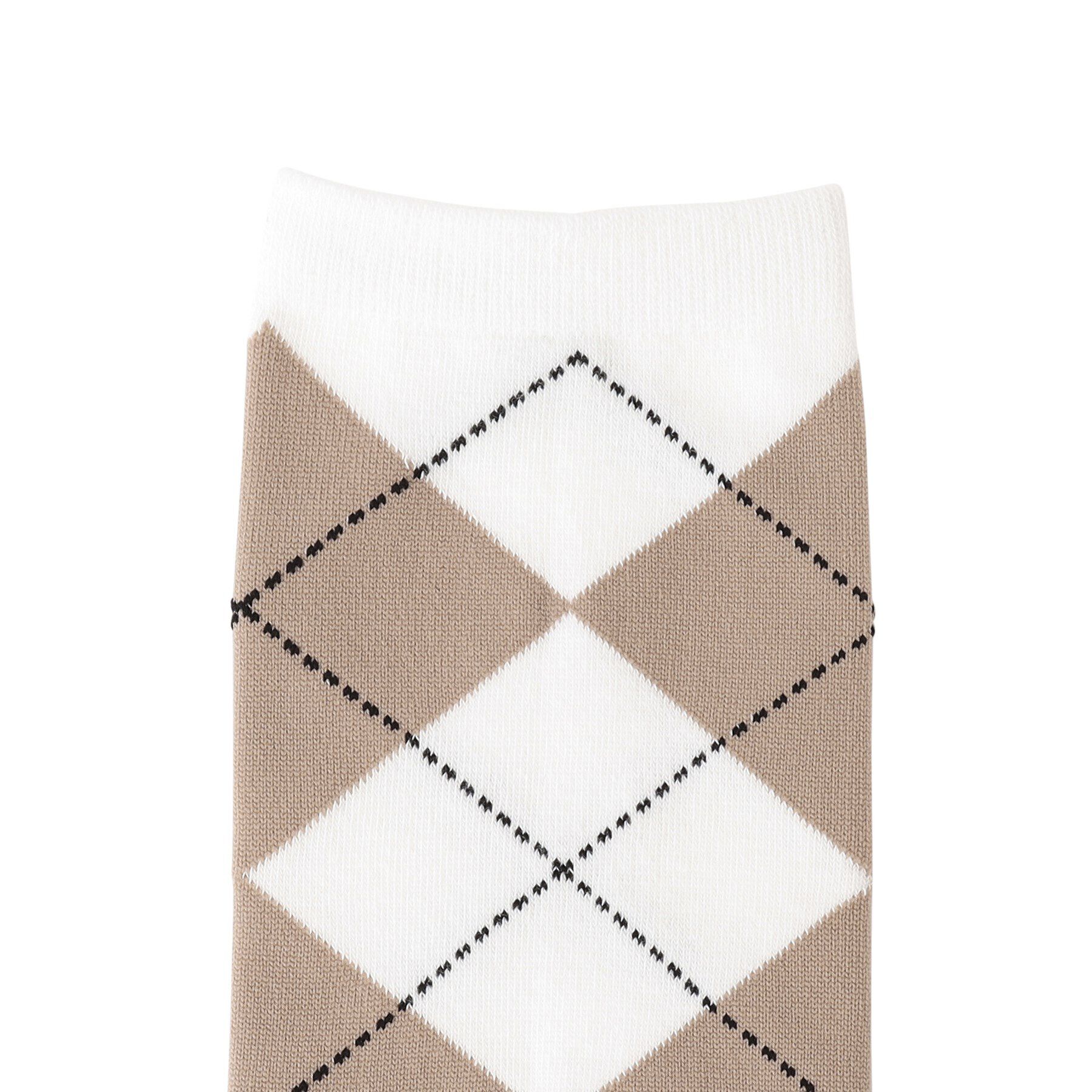 PINK-latte「アーガイルハイソックス」|ソックス|