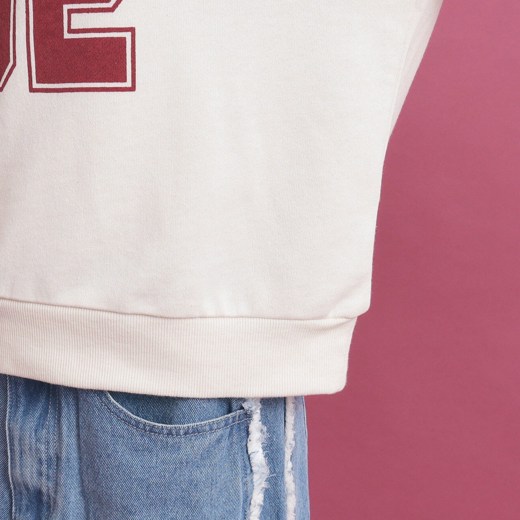 PINK-latte「ナンバリングデザインプルオーバー」|Tシャツ・カットソー|