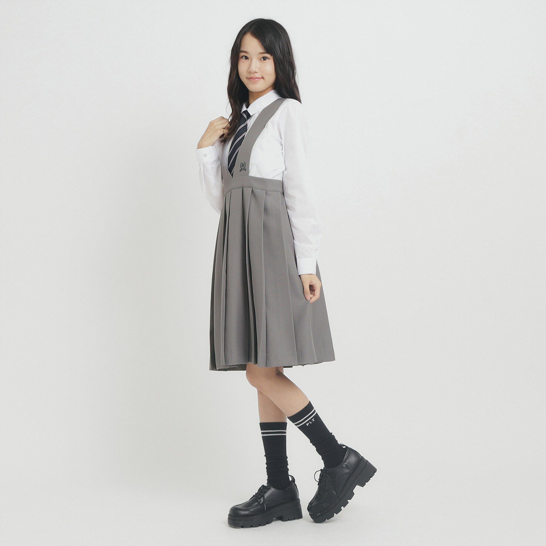 PINK-latte「【25年入卒・セレモニー・卒服】ジャンパースカート」|ワンピース|