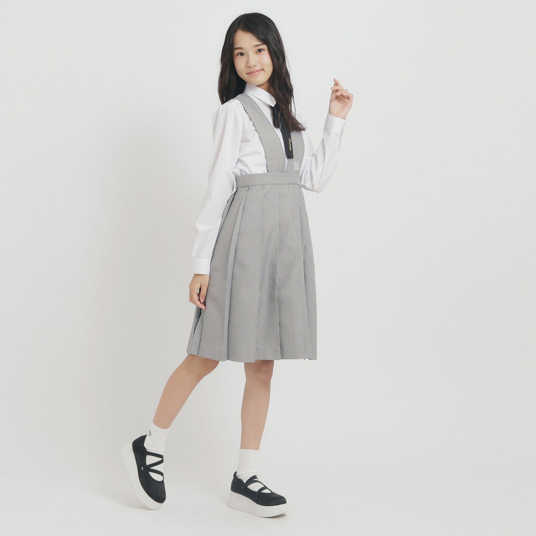 PINK-latte「【25年入卒・セレモニー・卒服】ジャンパースカート」|ワンピース|