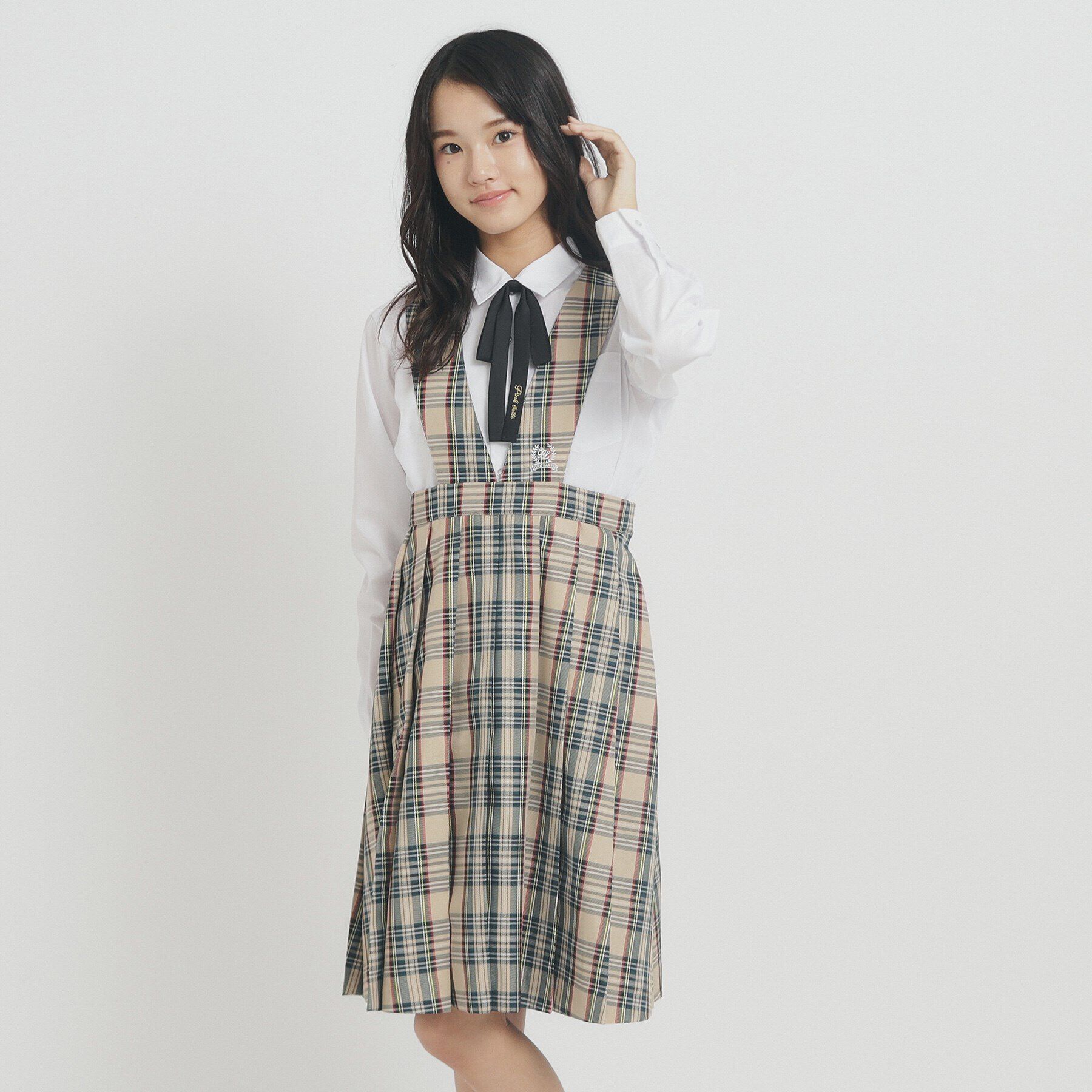 PINK-latte「【25年入卒・セレモニー・卒服】ジャンパースカート」|ワンピース|