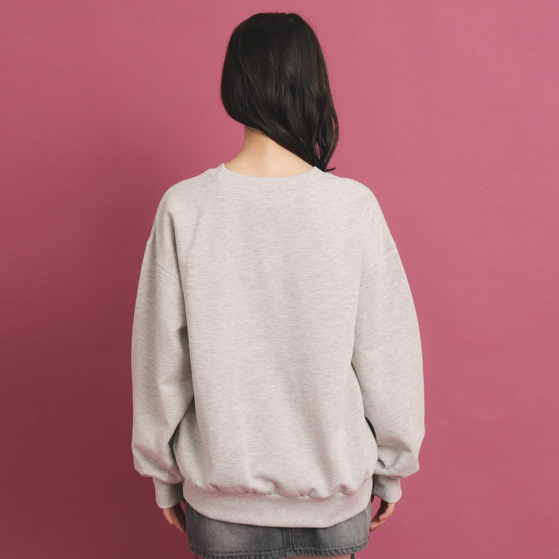 PINK-latte「カレッジロゴスウェットトップス」|その他|