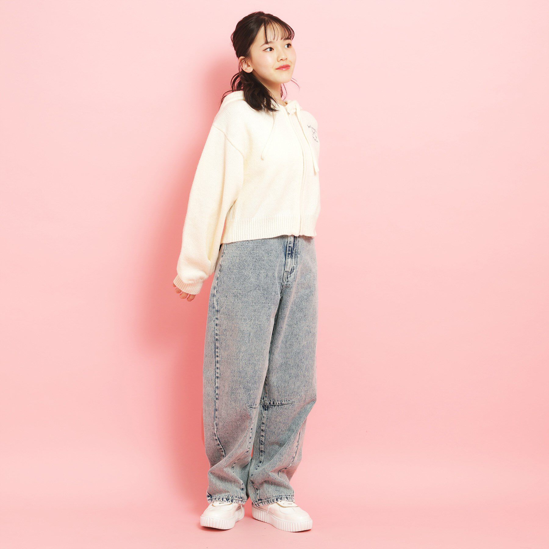 PINK-latte「バレルレッグデニム」|その他|