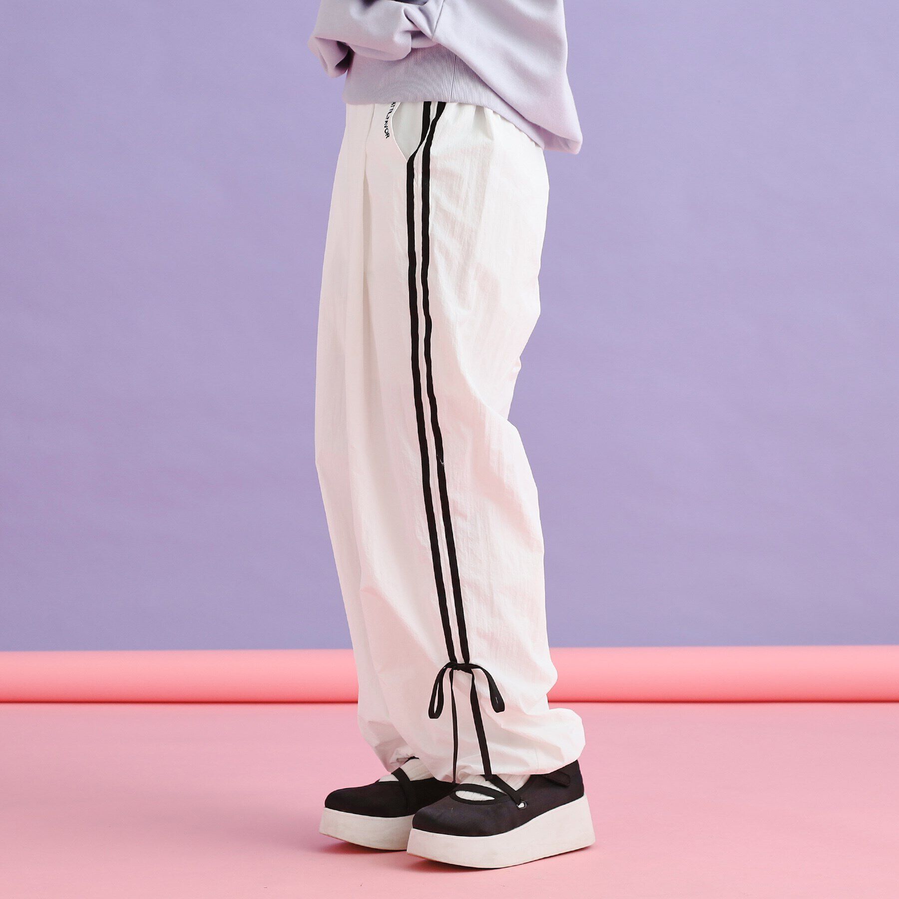 PINK-latte「ラインリボンシャカパンツ」|その他|